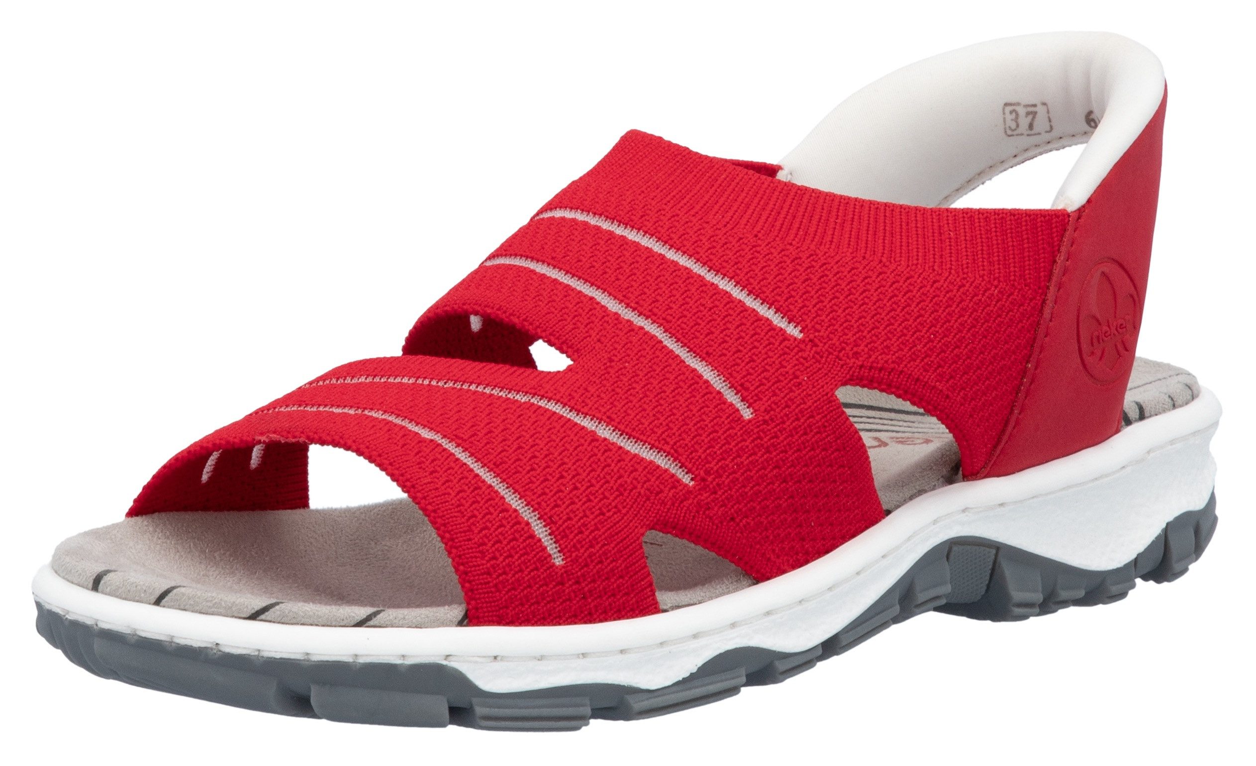 Rieker Sandalen dames sportieve sandalen maat 39 rood