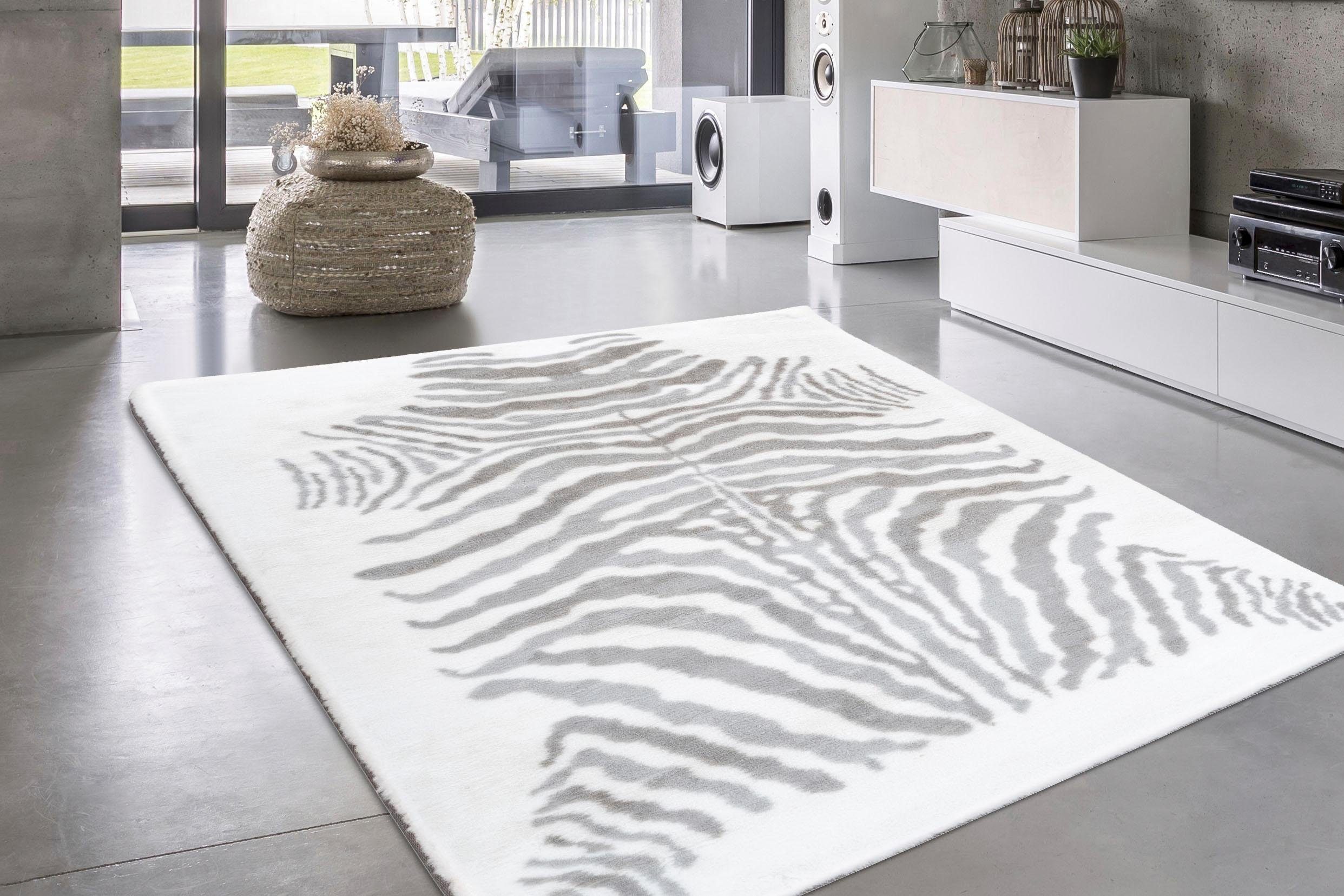my home Hoogpolig vloerkleed Elias Vacht-look, woonkamer