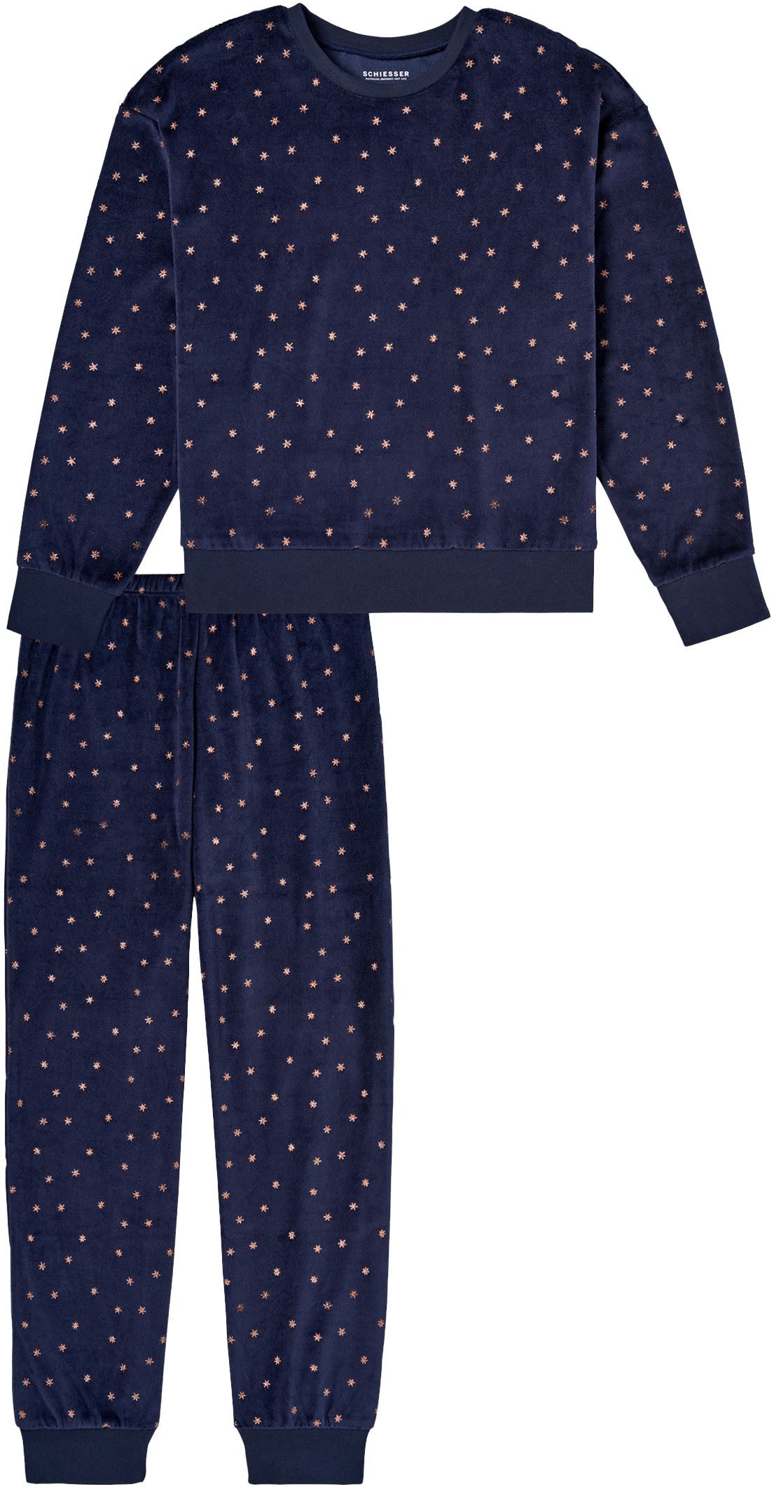 Schiesser Pyjama met all-over print (2-delig)