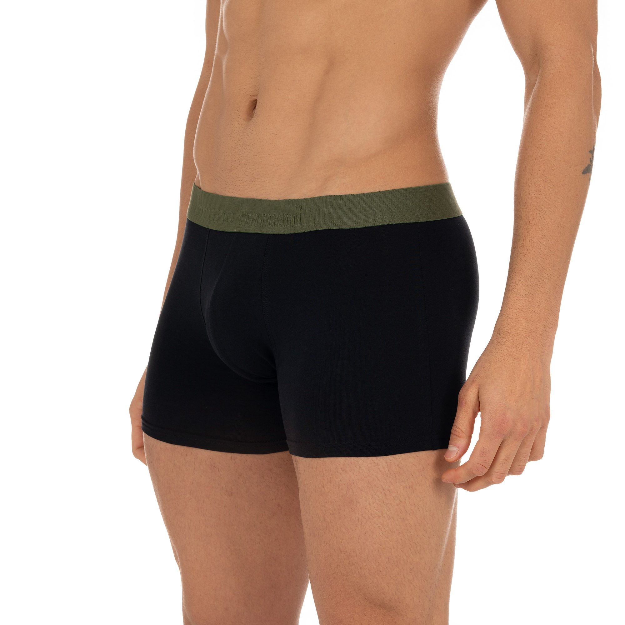 Bruno Banani Boxershort Flowing met contrastkleurige boorden (Set van 2)
