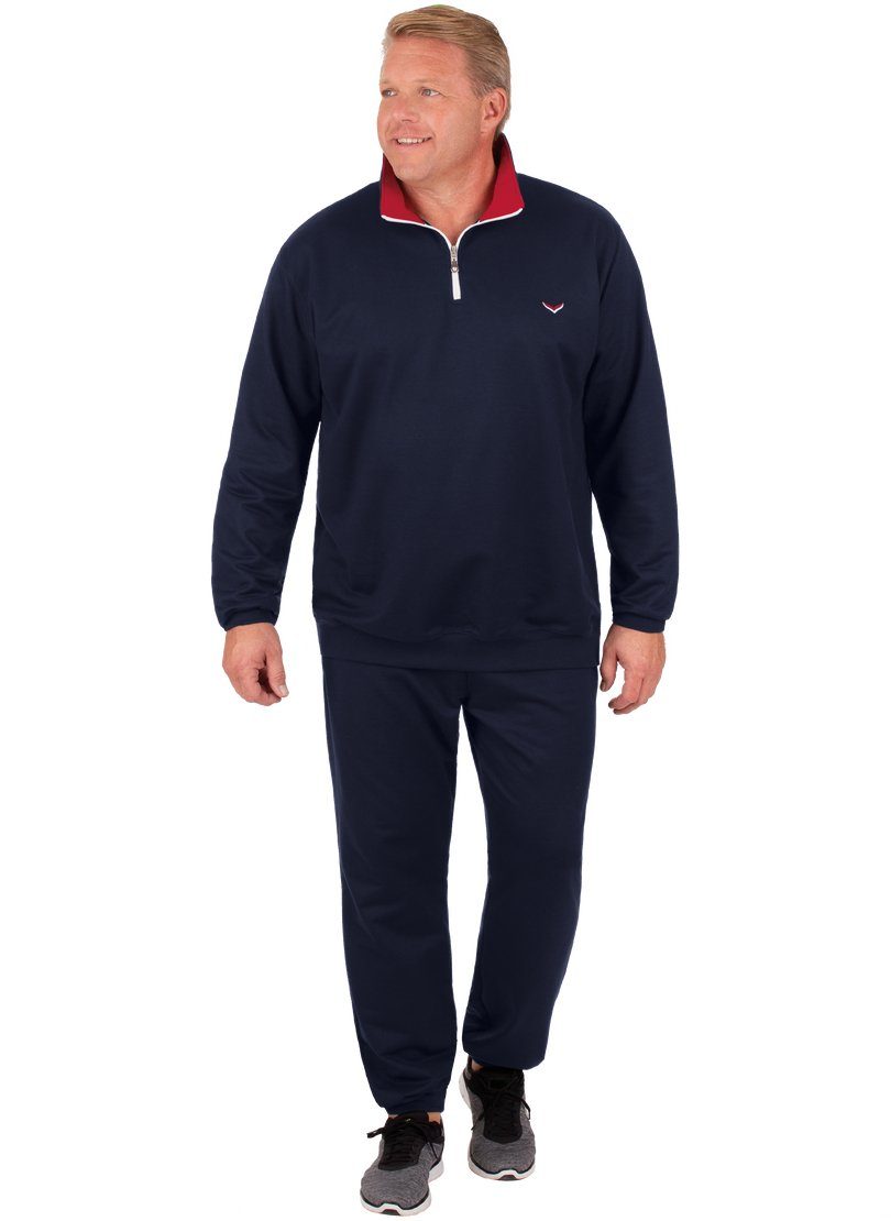 Trigema Vrijetijdscombinatie TRIGEMA heren joggingpak in sweatkwaliteit (2-delig)
