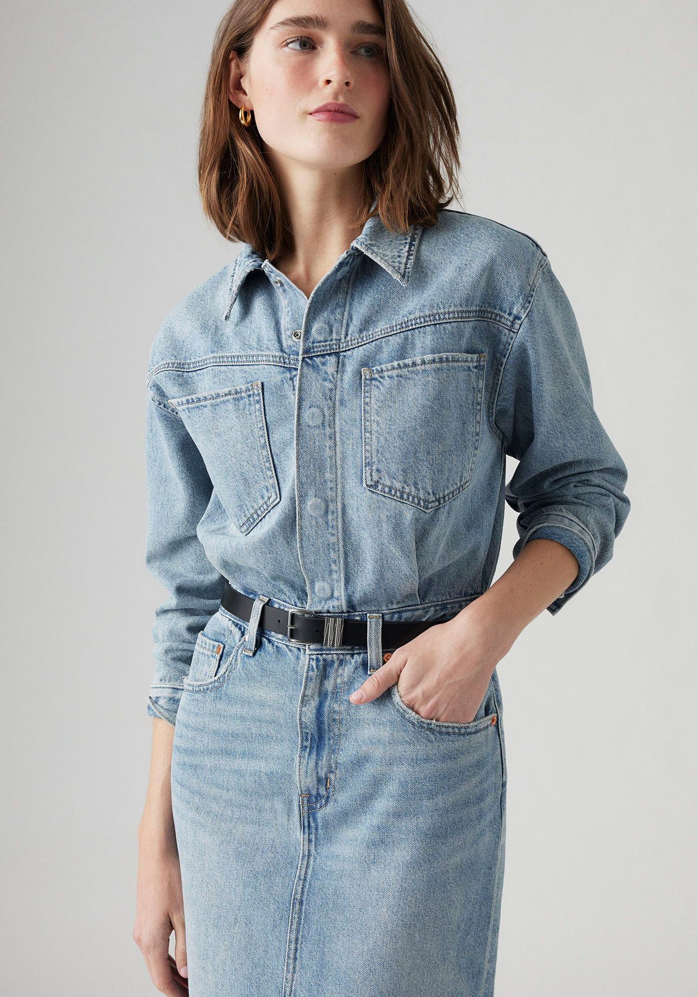 Levi's® Jeans jurk WESTERN DENIM MID