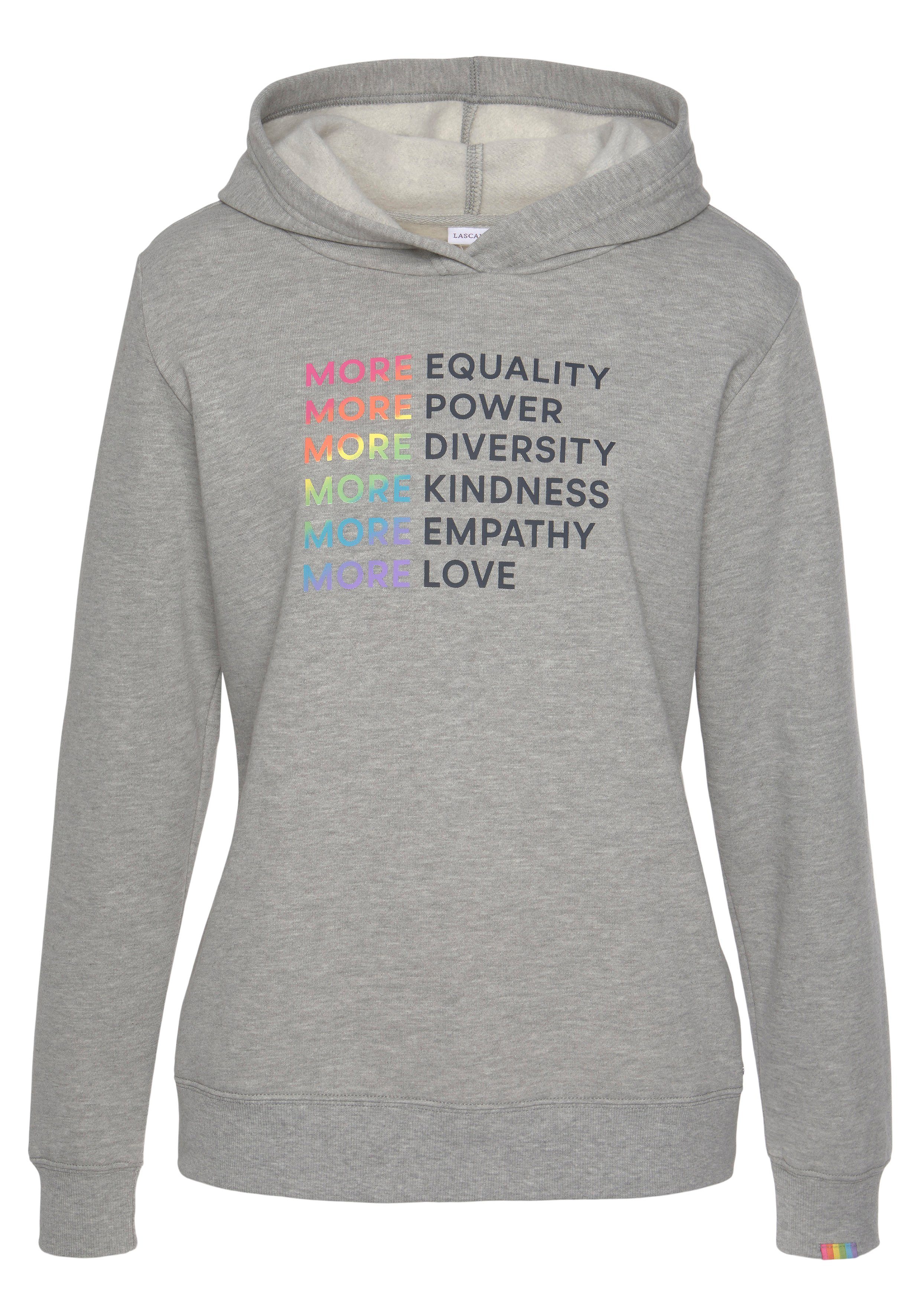 Lascana Hoodie Pride met pride-frontprint