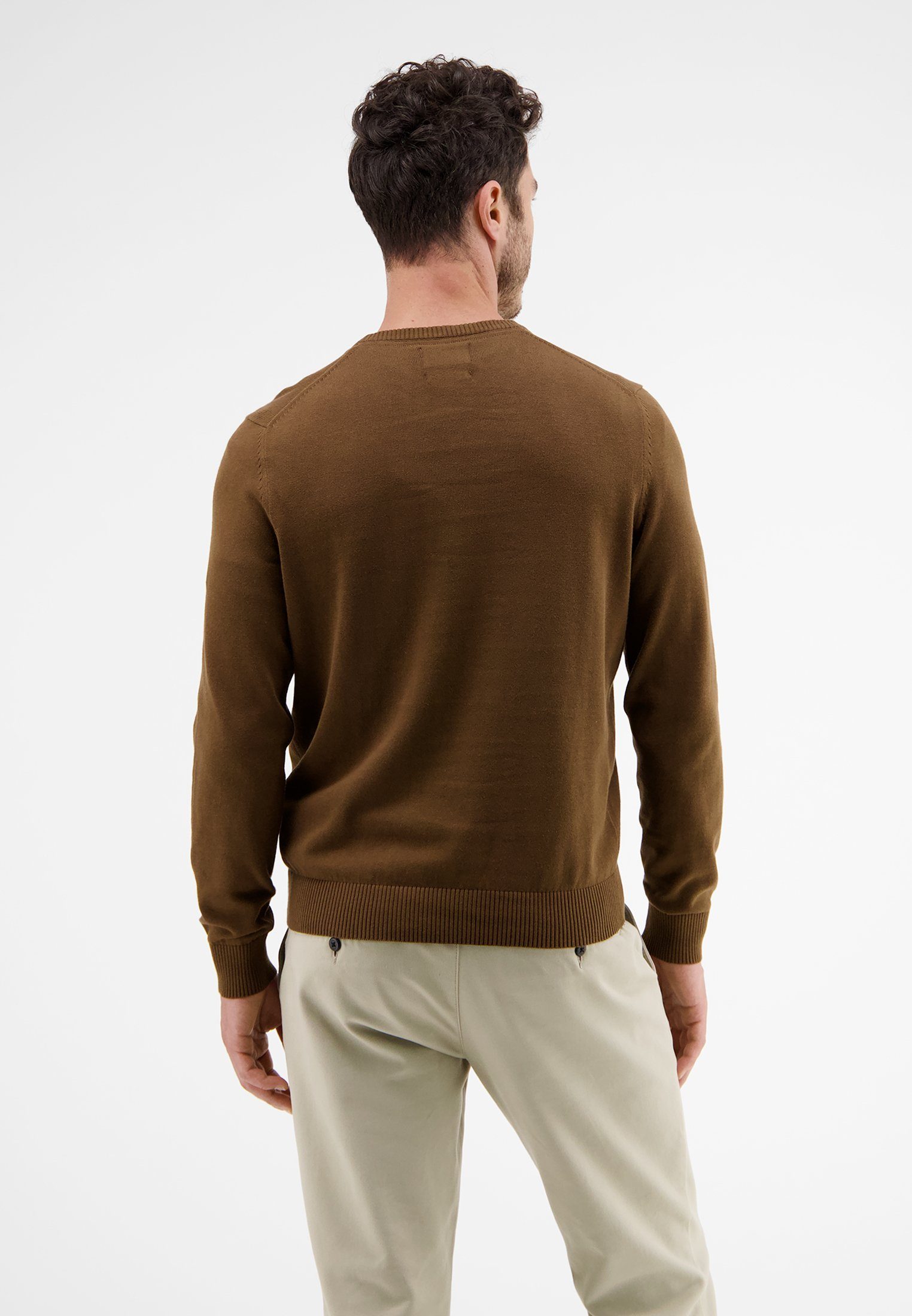 Lerros Gebreide trui LERROS basic gebreide pullover