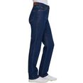 tommy hilfiger straight jeans new classic straight hw tia met tommy hilfiger logobadge blauw
