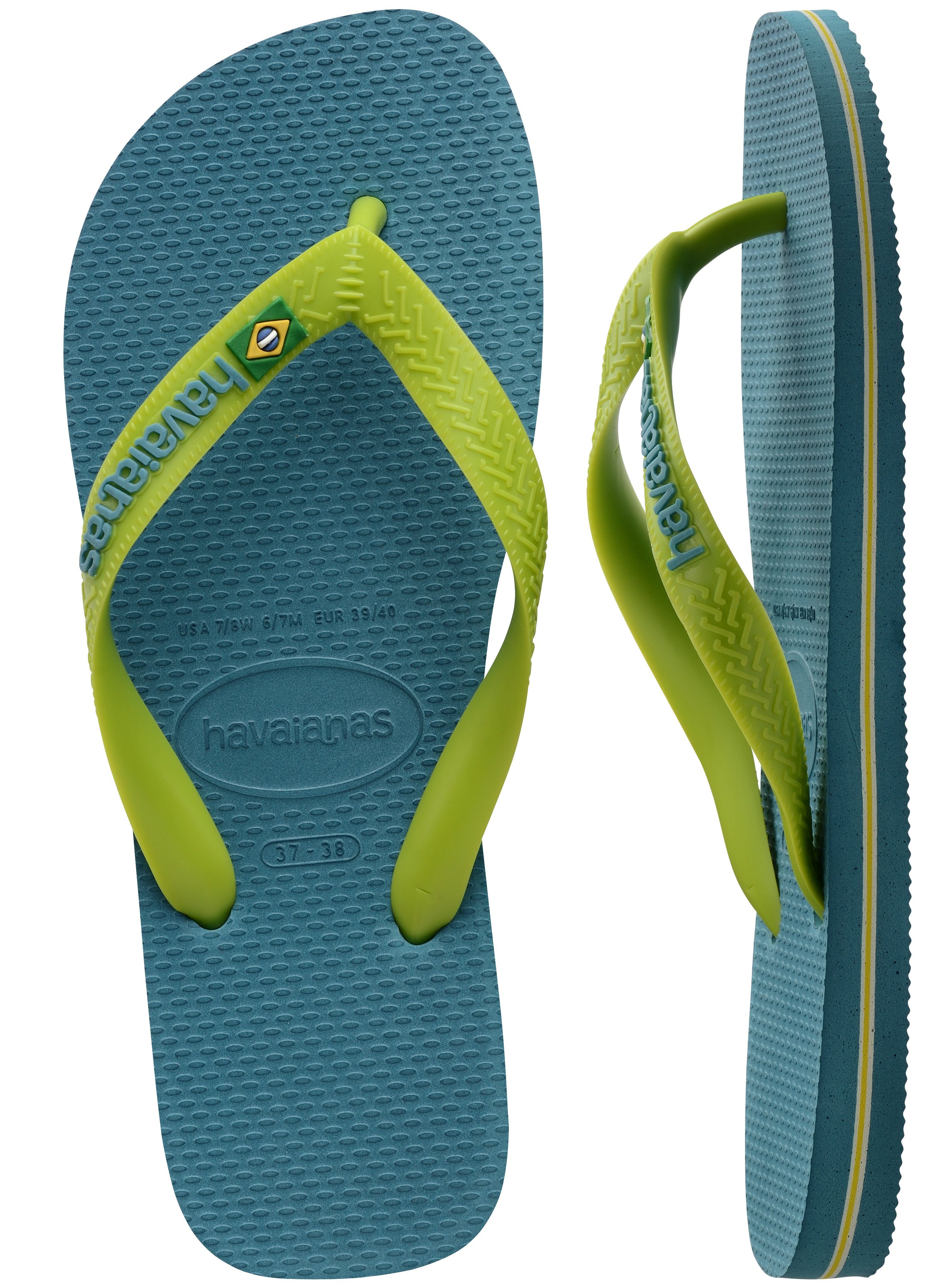 Havaianas Teenslippers Brasil Logo zomerschoen, slippers, poolslides met logo-opschrift