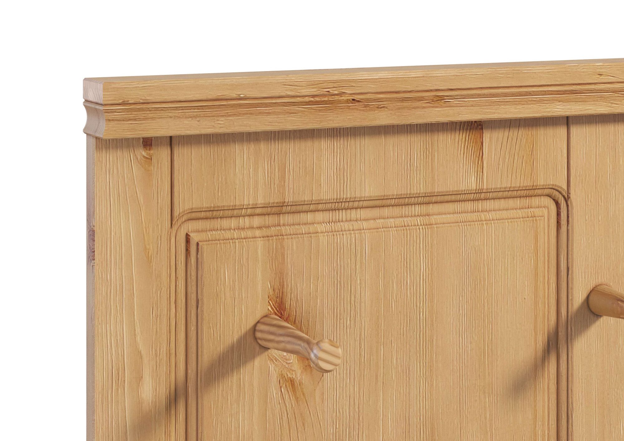 Home affaire Kapstokpaneel Gotland van massief grenen, fsc®-gecertificeerd, met 6 haken, 85 cm breed