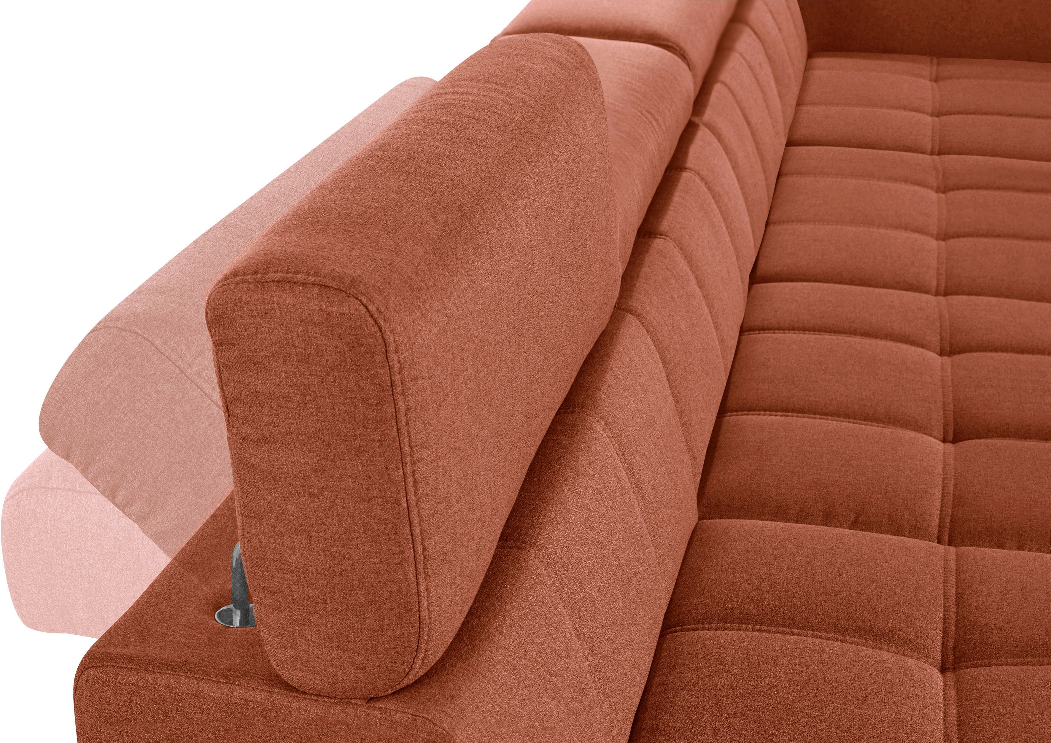 DOMO collection Zithoek Cunelli mooie zitnaden als designelement, stevige zitcomfort, U-vorm