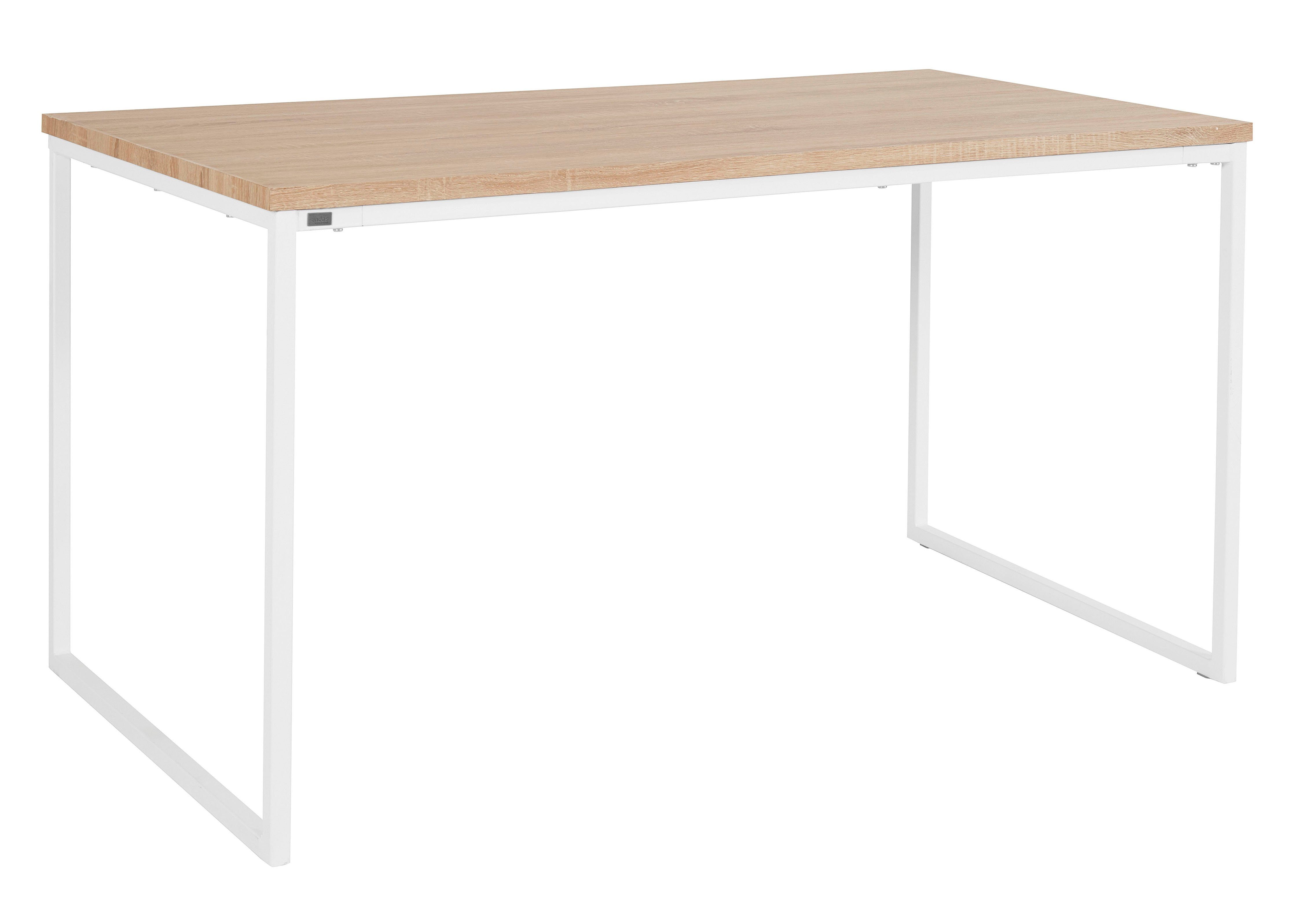 andas Eettafel Hulsig met tafelblad in een hout-look en voelbare structuur, hoogte 76 cm (1 stuk)