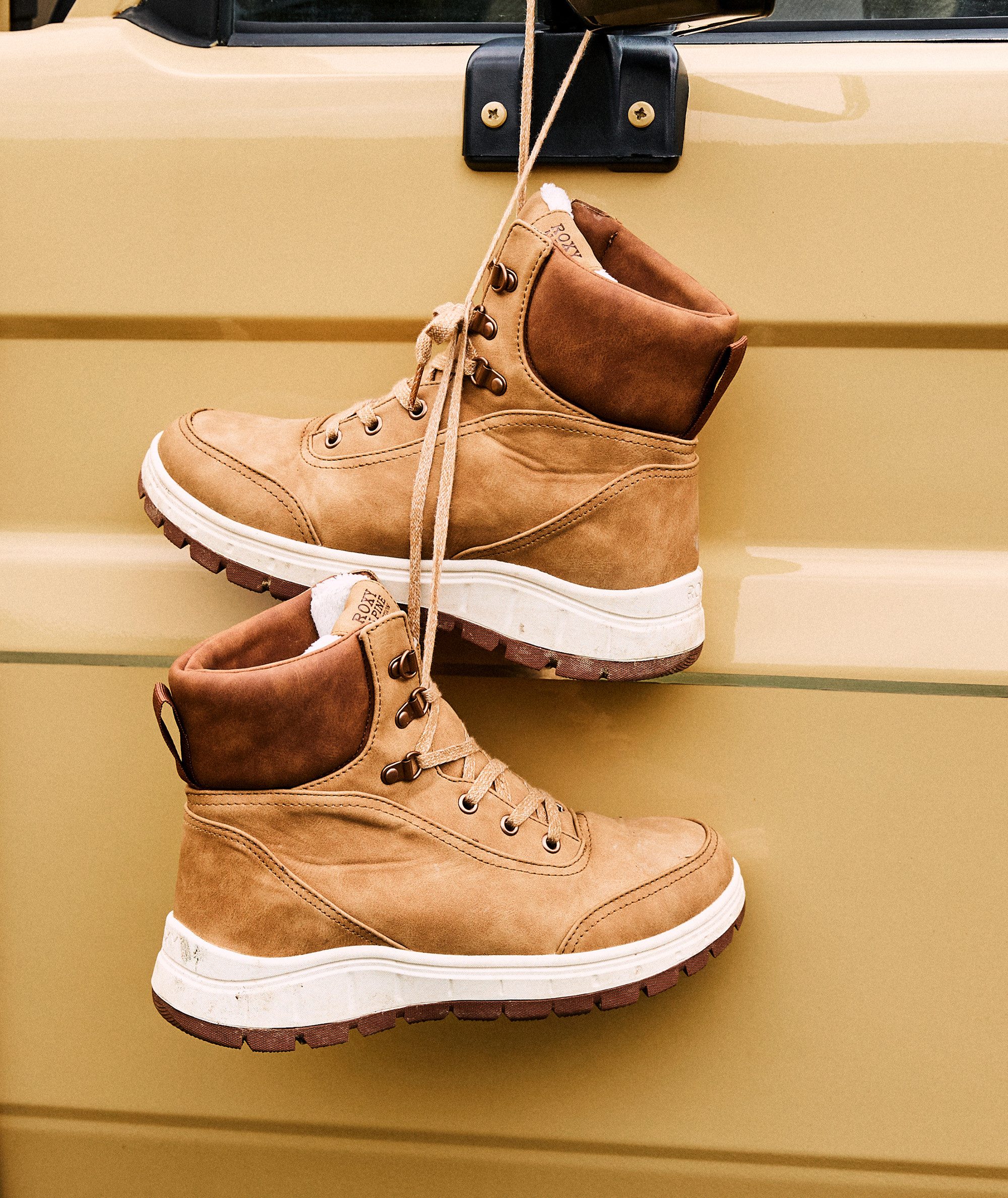 Roxy Hoge veterschoenen KARMEL Winterlaarzen, veterschoenen, winterschoenen, gevoerd