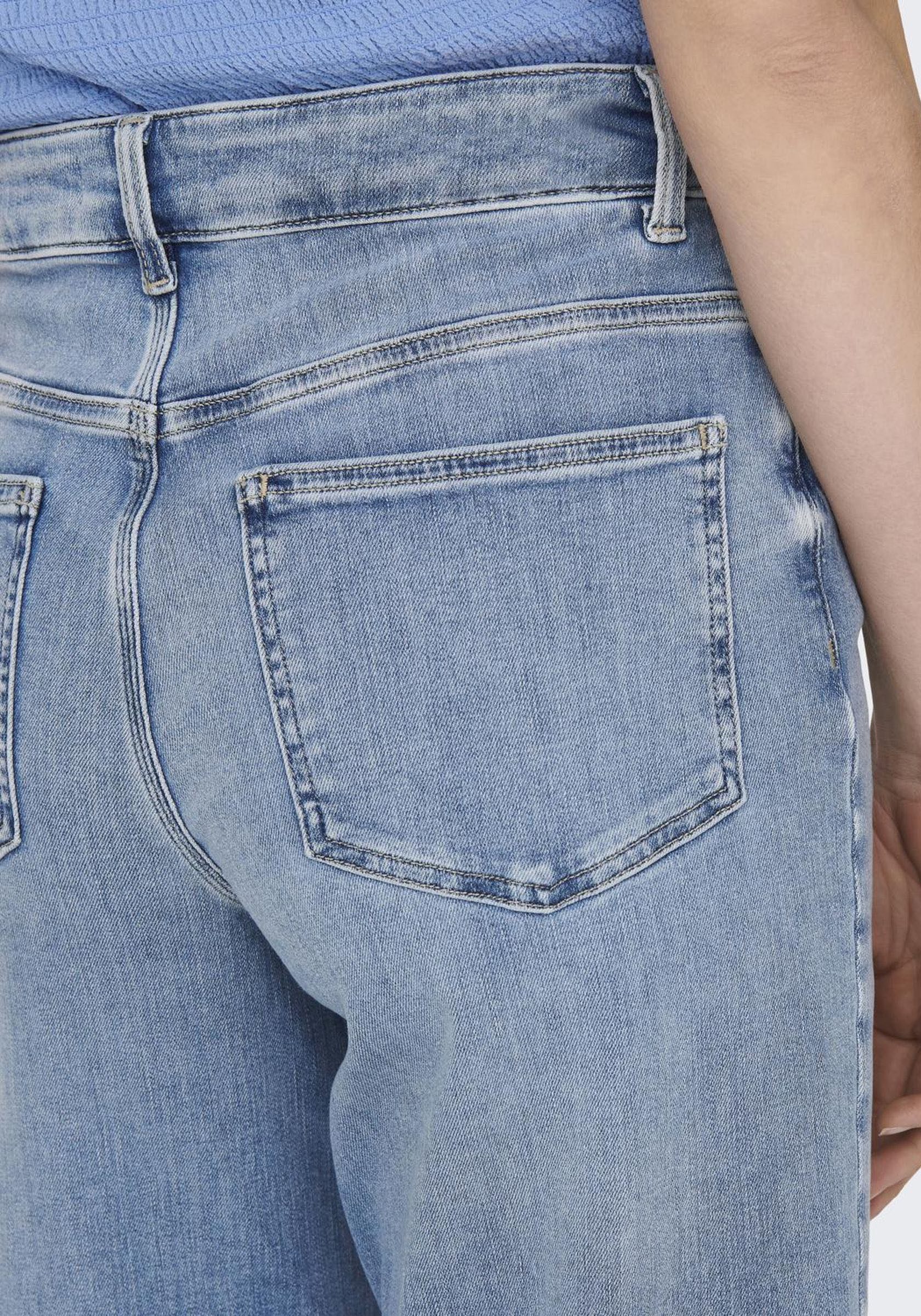Only High-waist jeans ONLMADISON BLUSH HW WIDE DNM CRO371 NOOS