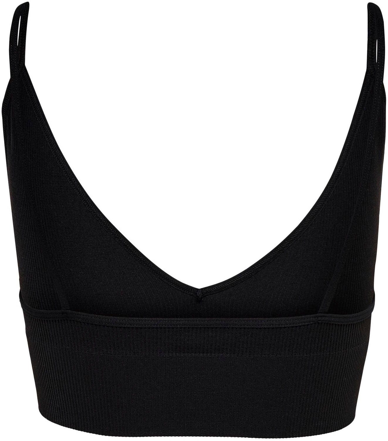 Only Bustier ONLVICKY RIB SEAMLESS V-NECK TOP NOOS
