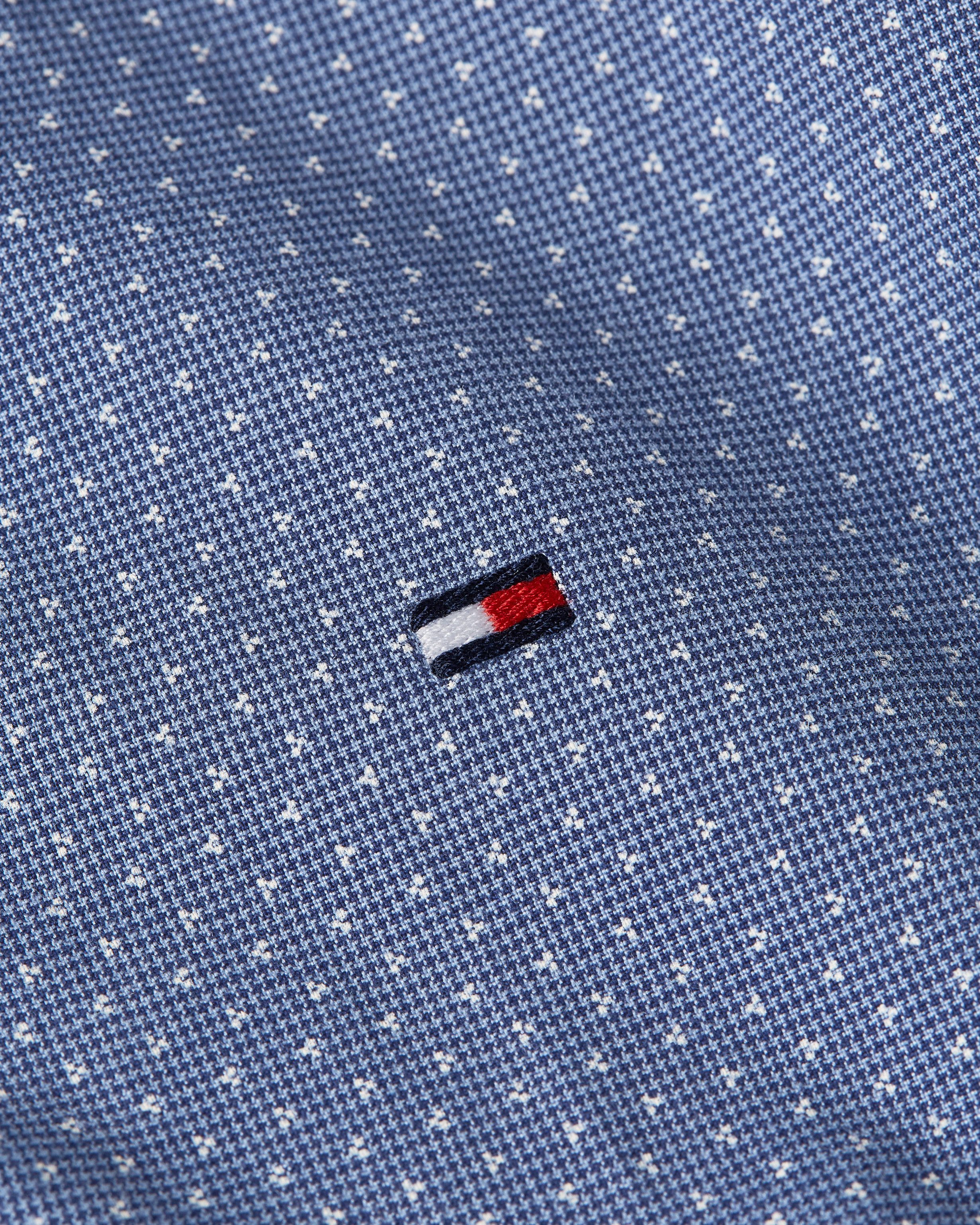 Tommy Hilfiger Overhemd met lange mouwen FLEX POPLIN MINI PRINT RF SHIRT