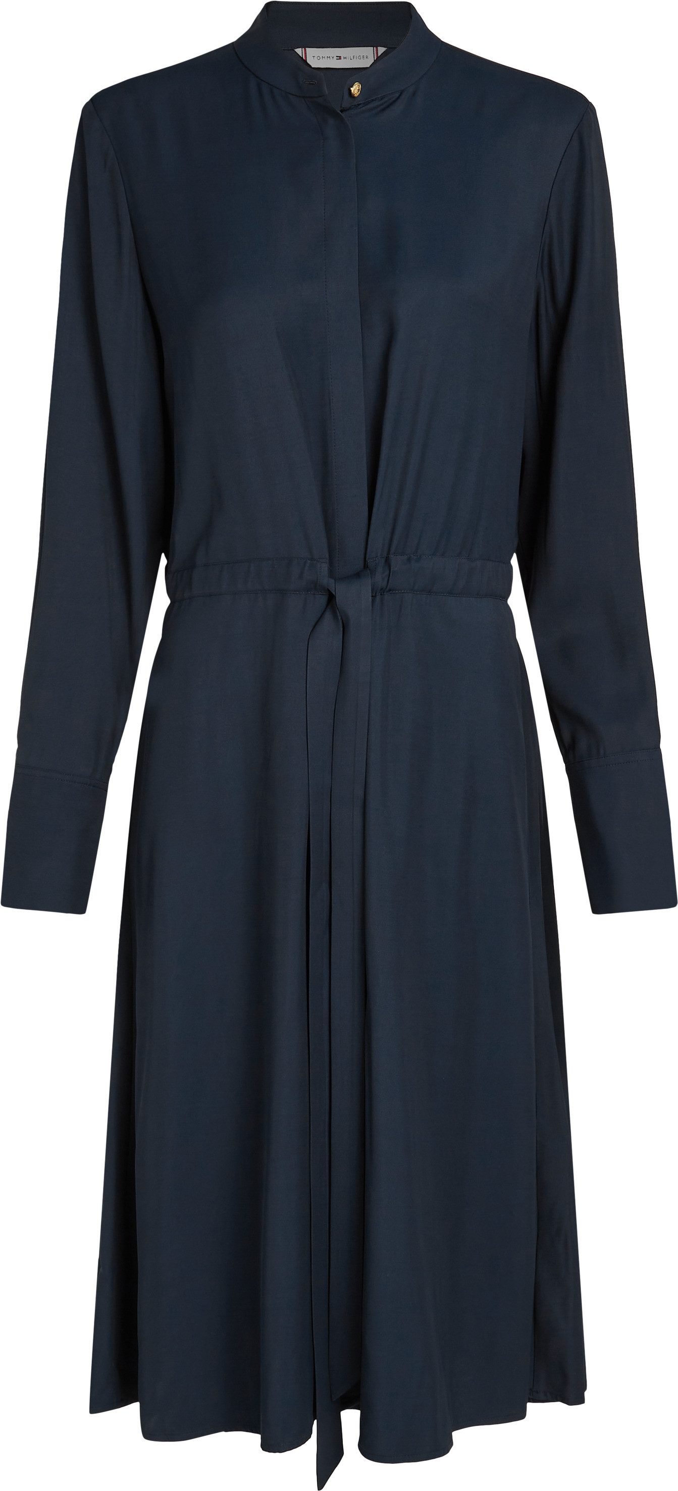 Tommy Hilfiger Blousejurk SOFT VIS COLARLESS SHIRT DRESS