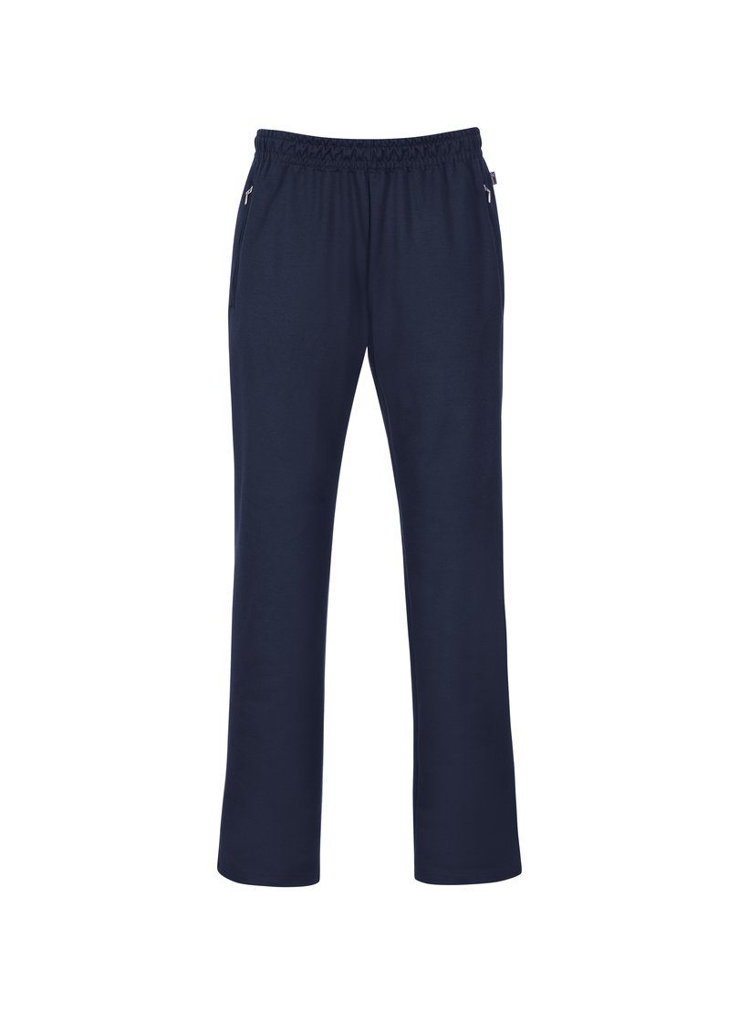 Trigema Sweatbroek TRIGEMA Vrijetijdsbroek (1-delig) jongens sweatbroeken maat XS blauw