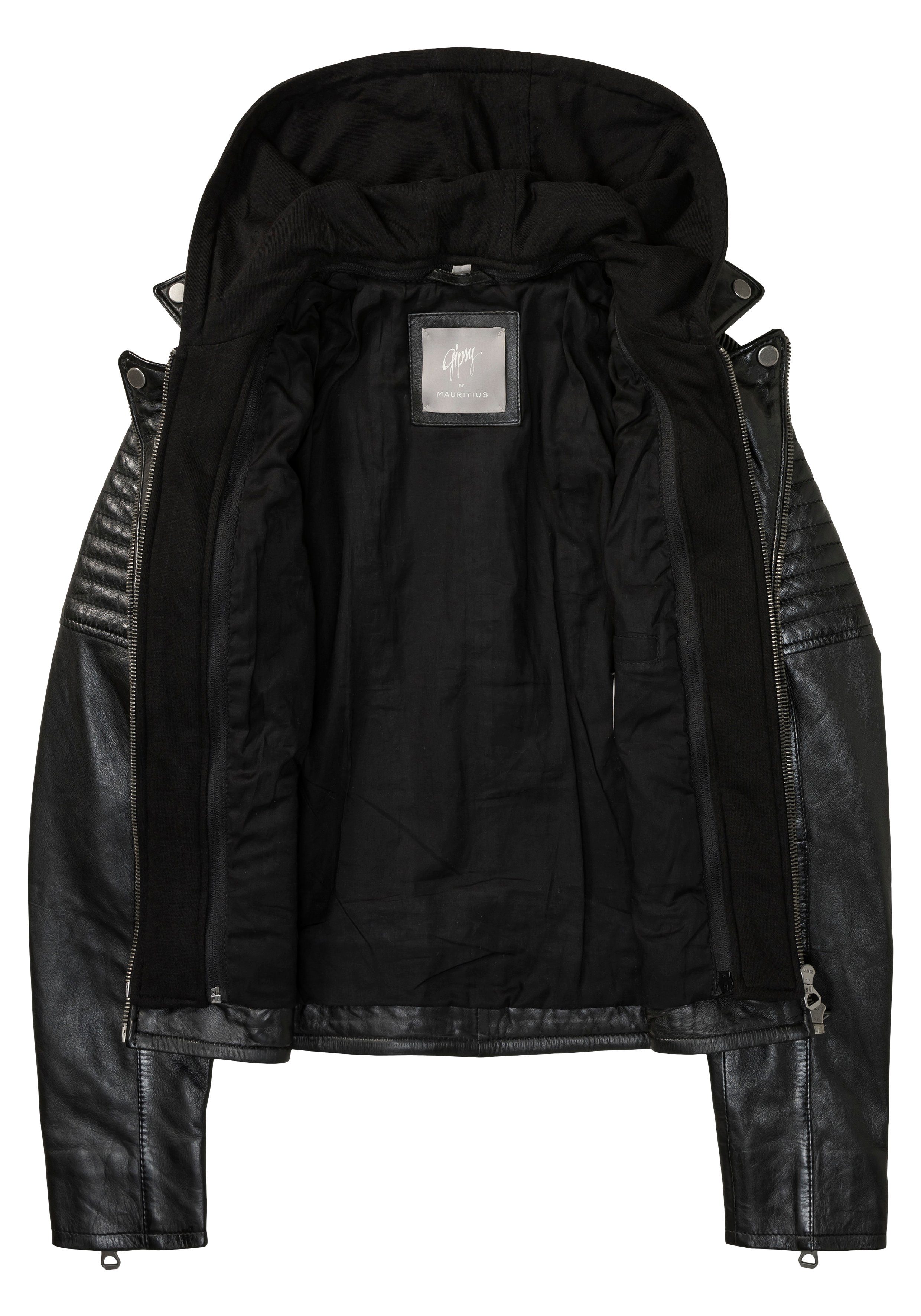 OTTO Gipsy Bikerjack GGSamila OT met een afneembare capuchon-sweatinzet & luxueuze biker-details