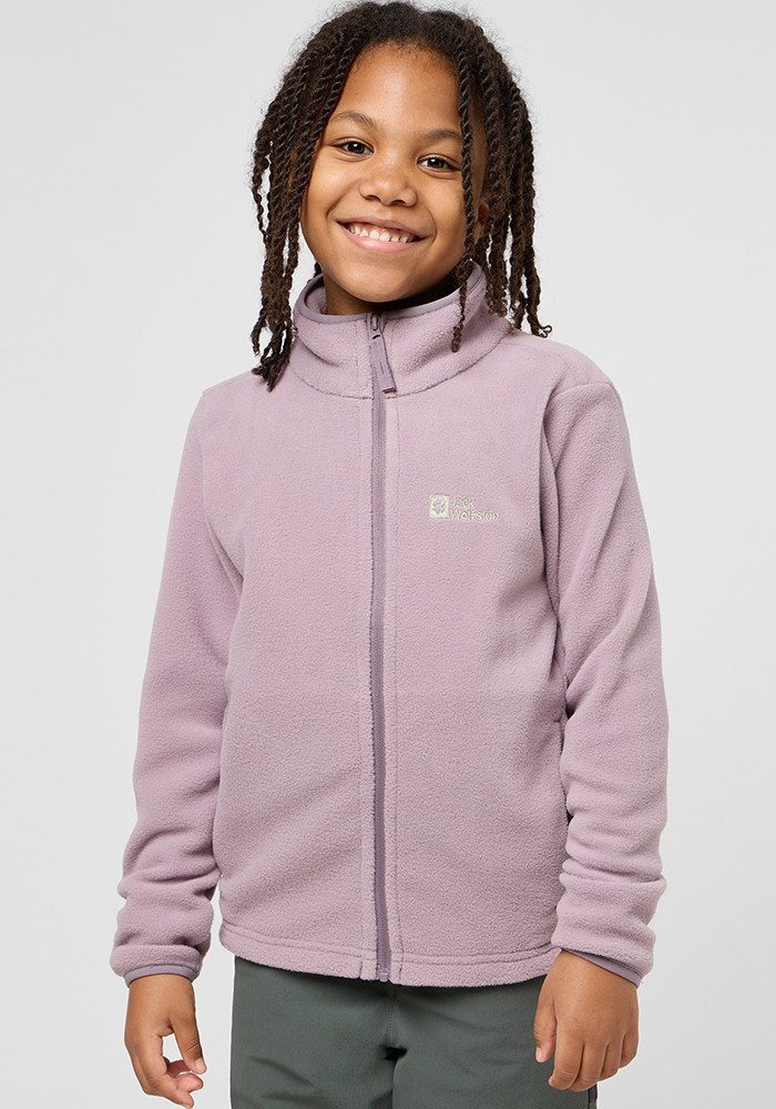 Jack Wolfskin Fleecejack TAUNUS JACKET K kinderen maat 176 paars