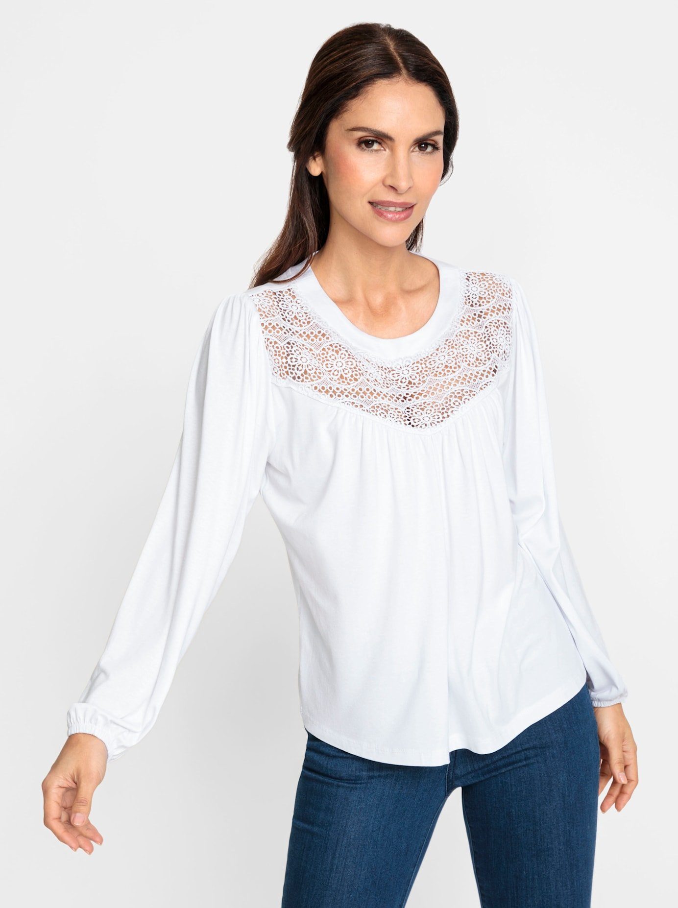 Classic Inspirationen Kanten Shirt (1-delig)