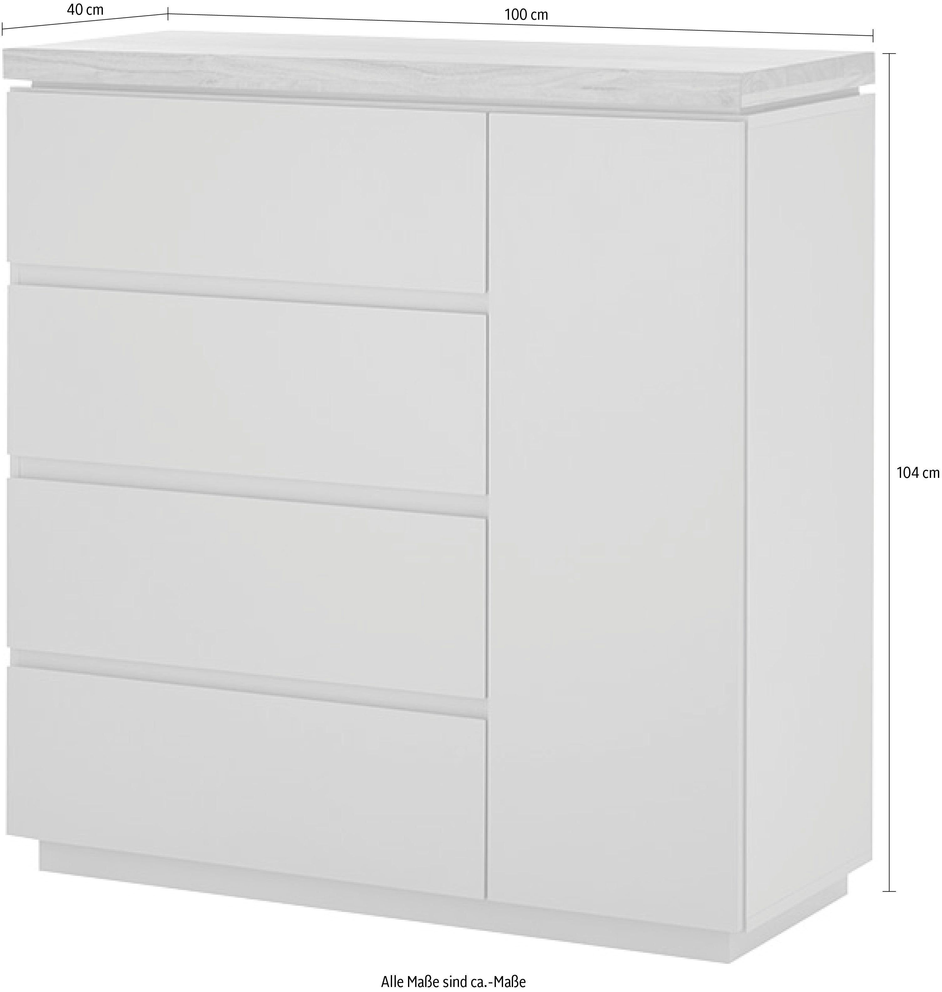 MCA furniture Kast PALAMOS commode Deuren met demping/ soft-close
