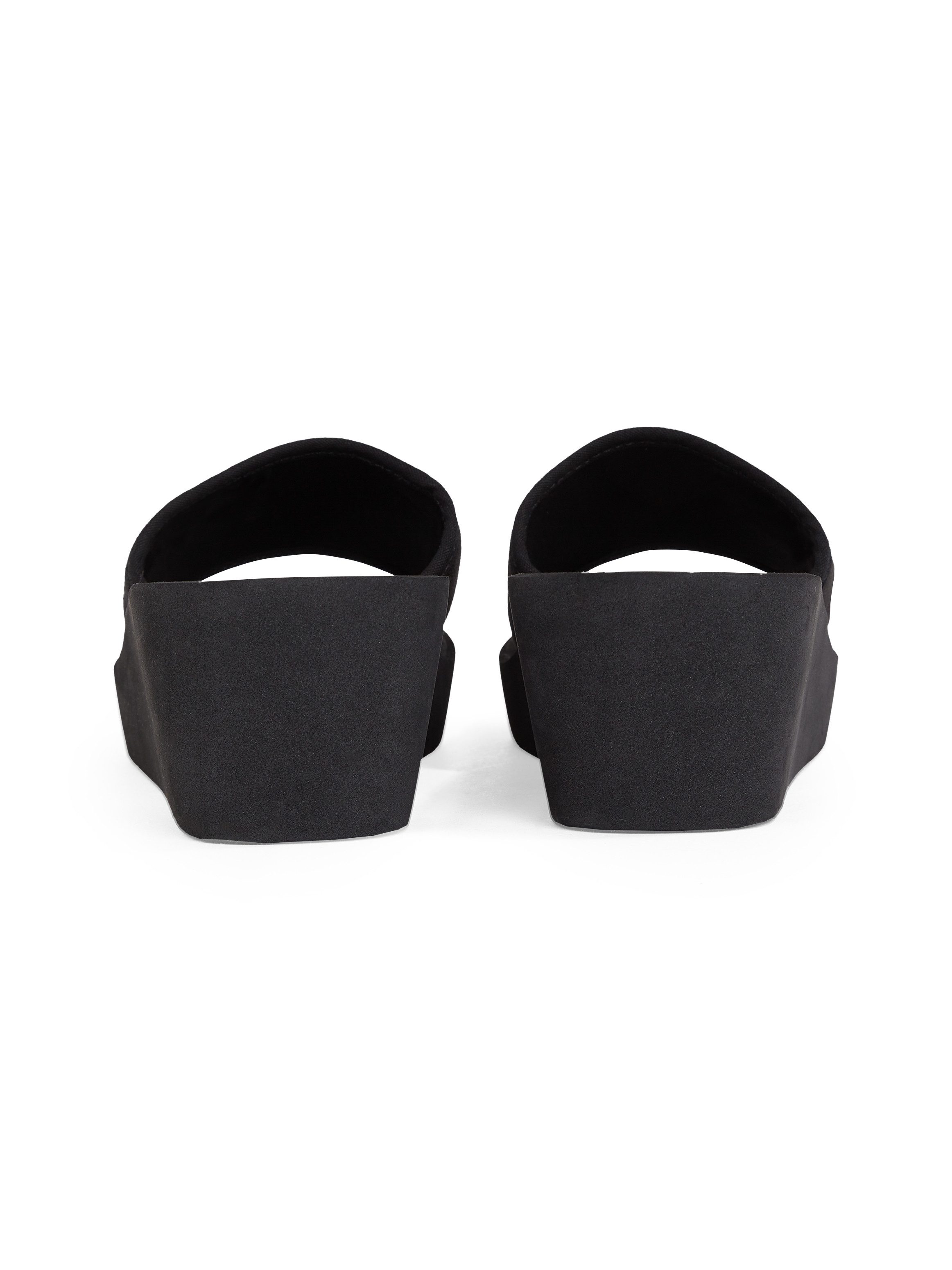 Calvin Klein Badslippers BEACH WEDGE SLIDE CANVAS