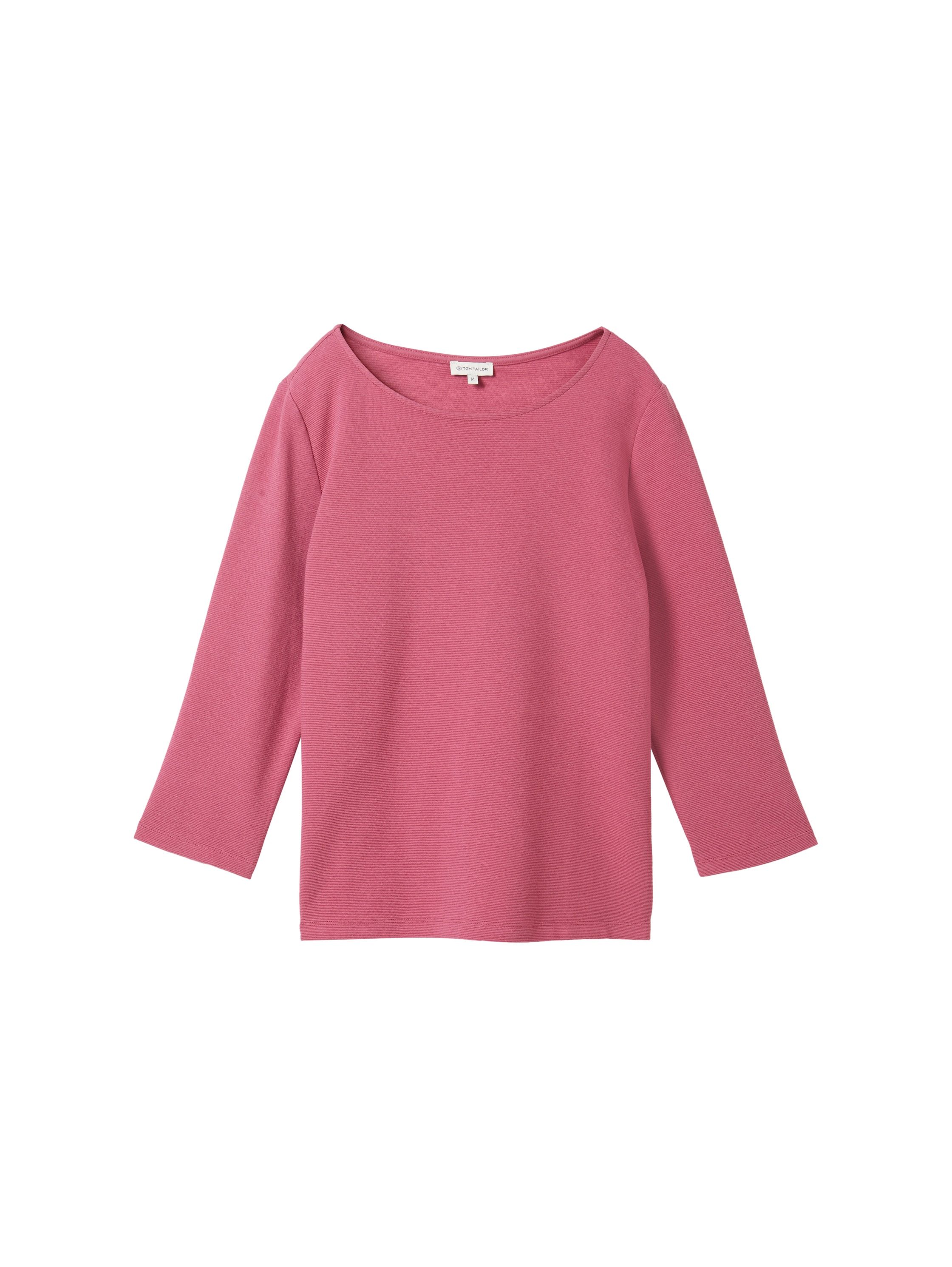 Tom Tailor Shirt met lange mouwen met structuur