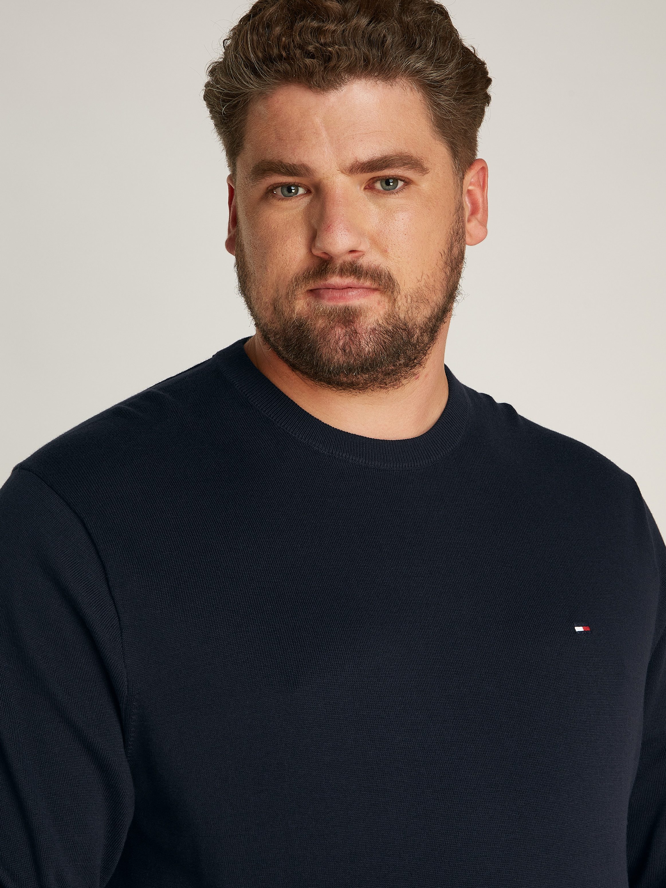 Tommy Hilfiger Trui met ronde hals BT-ESSENTIAL COTTON CREW NECK-B