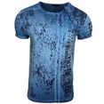 rusty neal t-shirt blauw