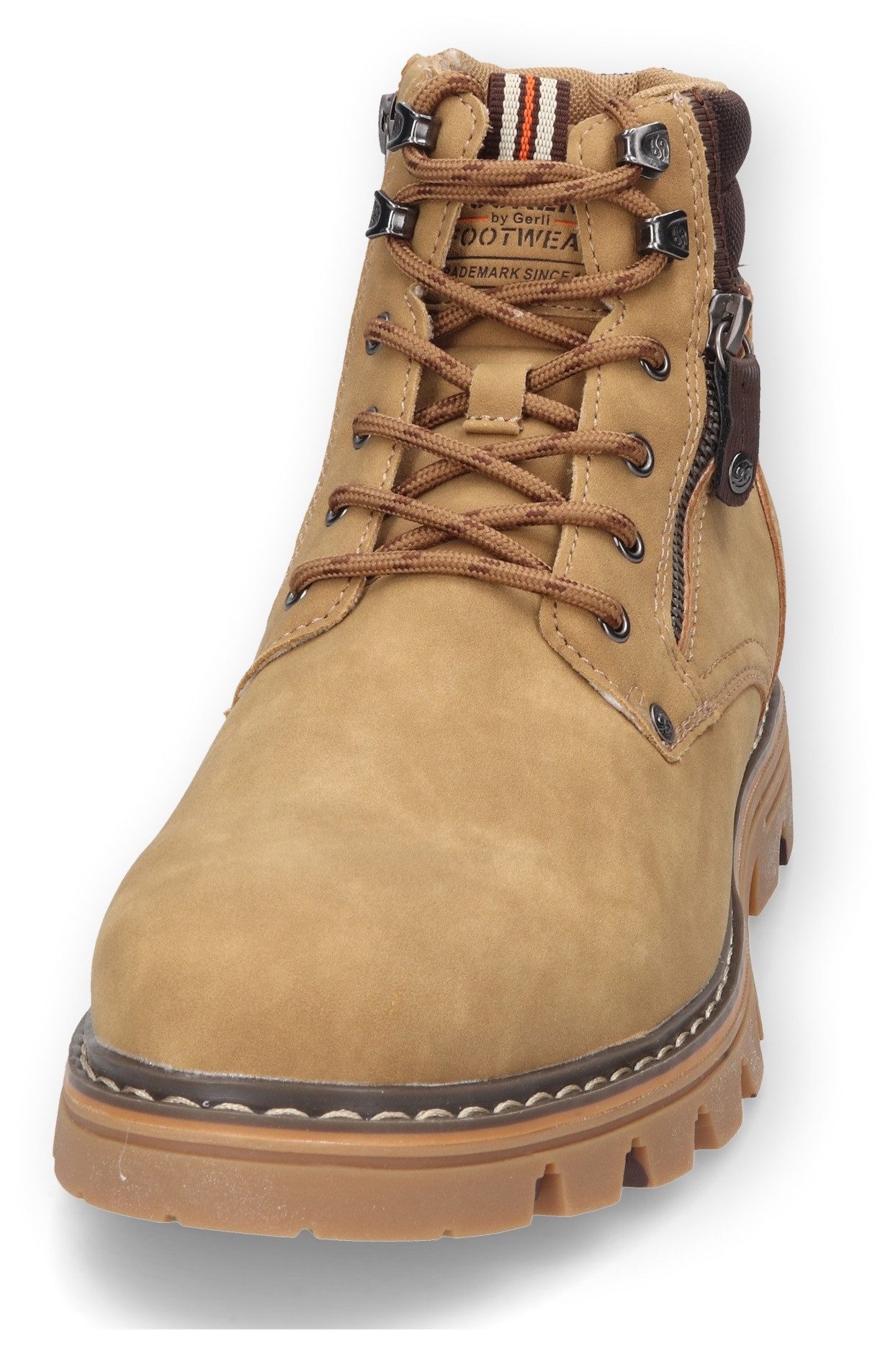 Dockers by Gerli Veterschoenen winterlaarzen vrijetijdstiefels worker boots met modieuze details