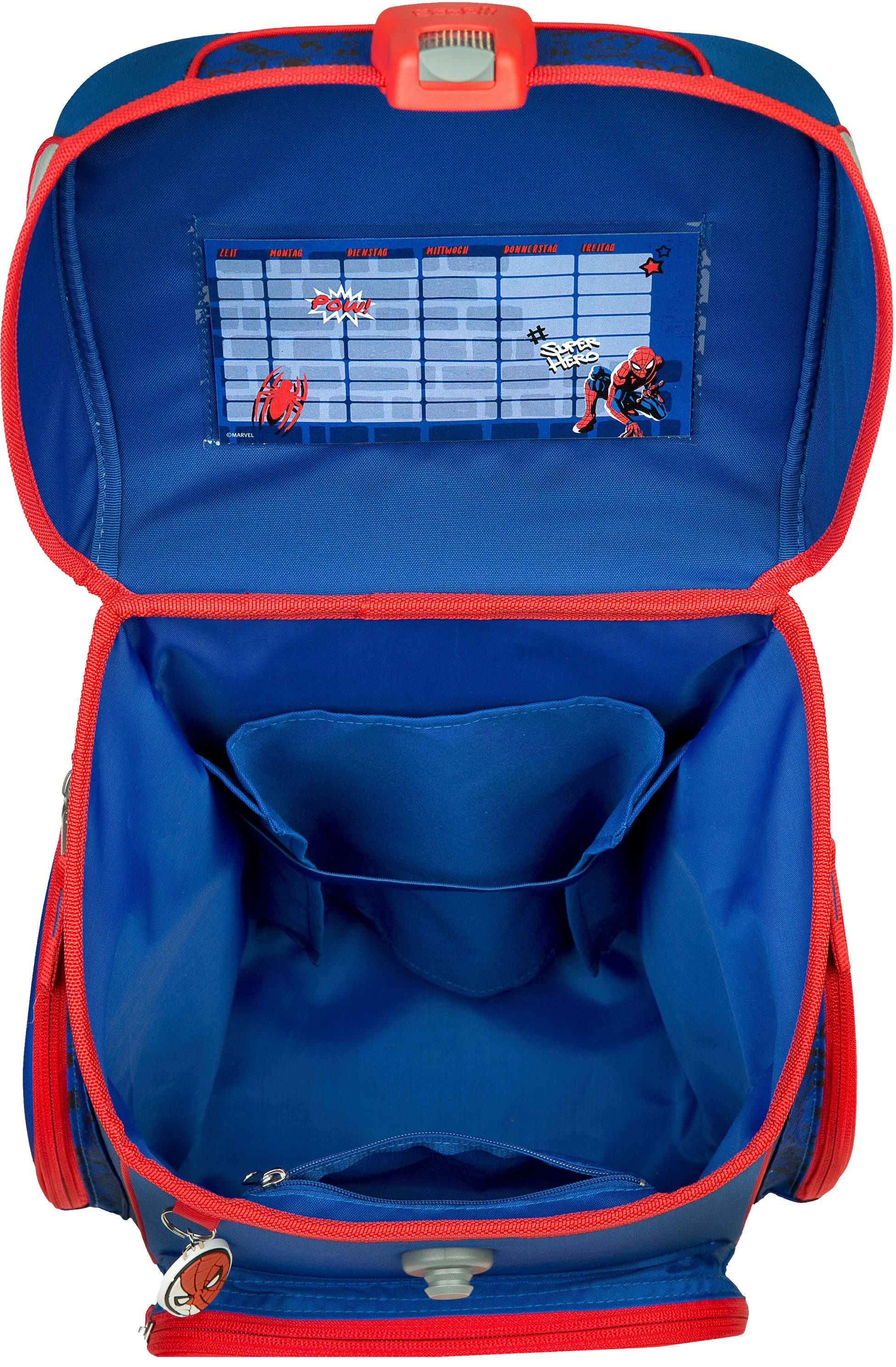 Scooli Schooltas EasyFit, Spider Man (set, 5-delig)