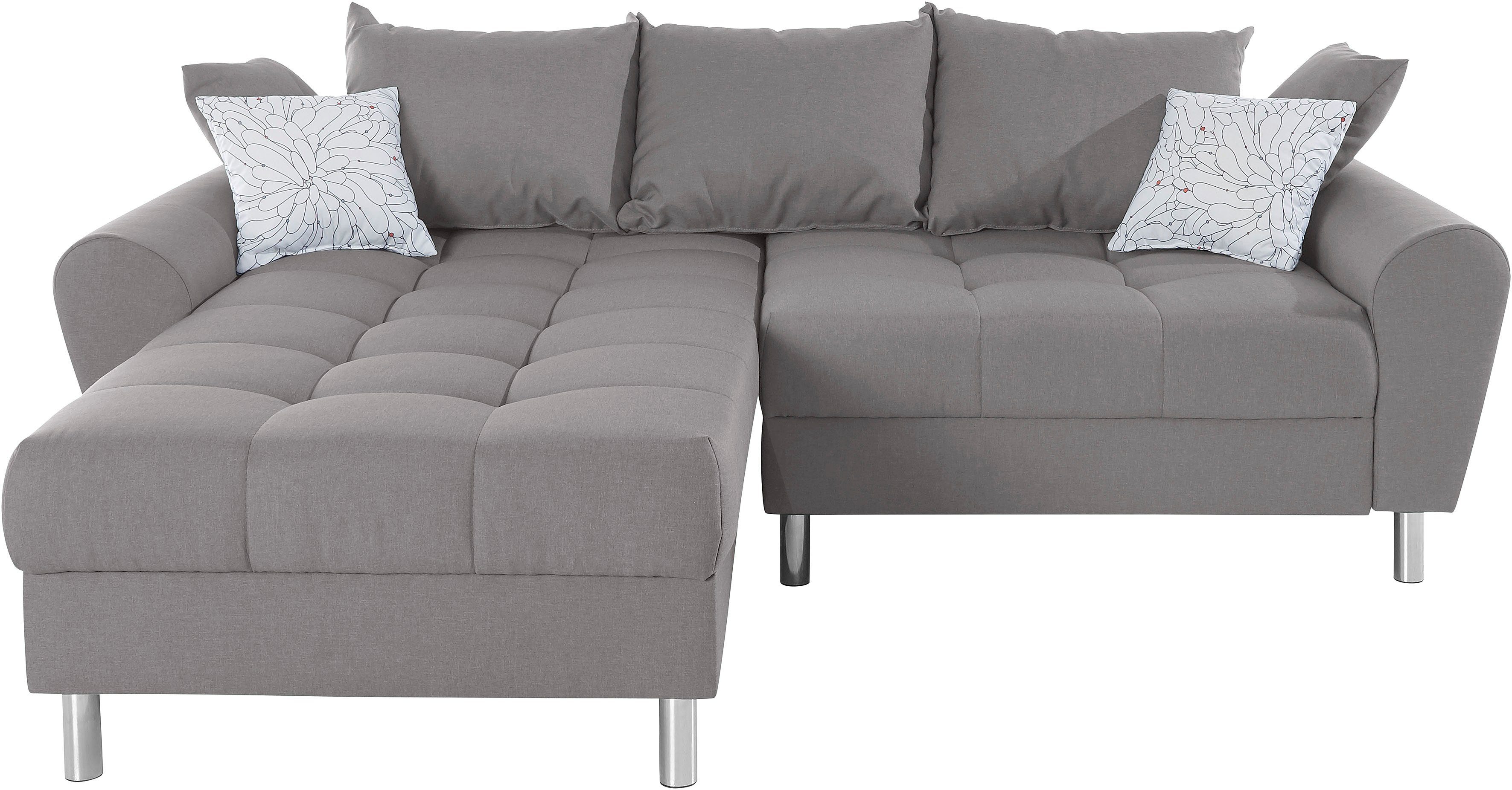 COLLECTION AB Hoekbank Rada L-vorm inclusief hocker, slaapfunctie en binnenvering