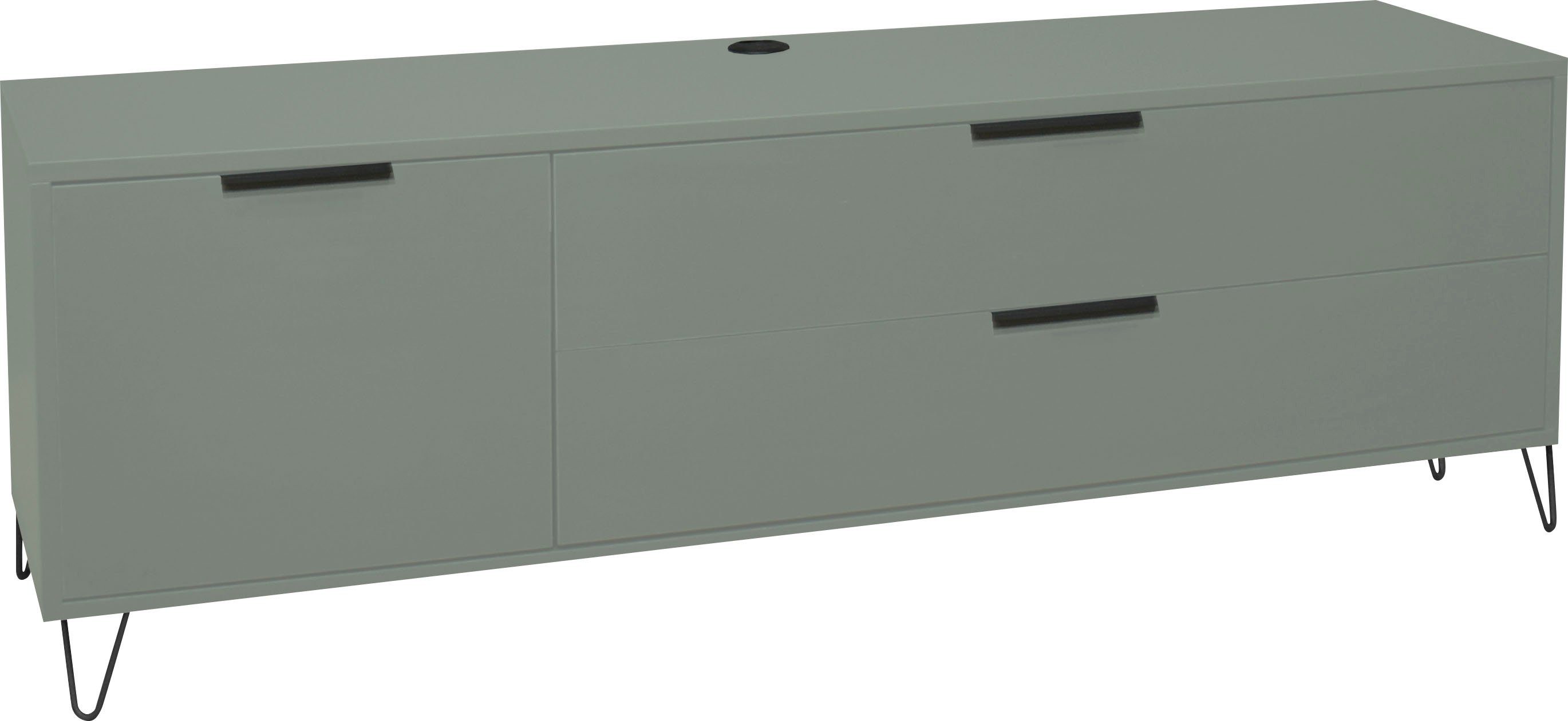 Mäusbacher Tv-meubel Bonnie TOPSELLER! Lowboard met draadframe lowboards groen