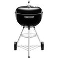 weber houtskoolbarbecue bar-b-kettle, 47 cm, black zwart