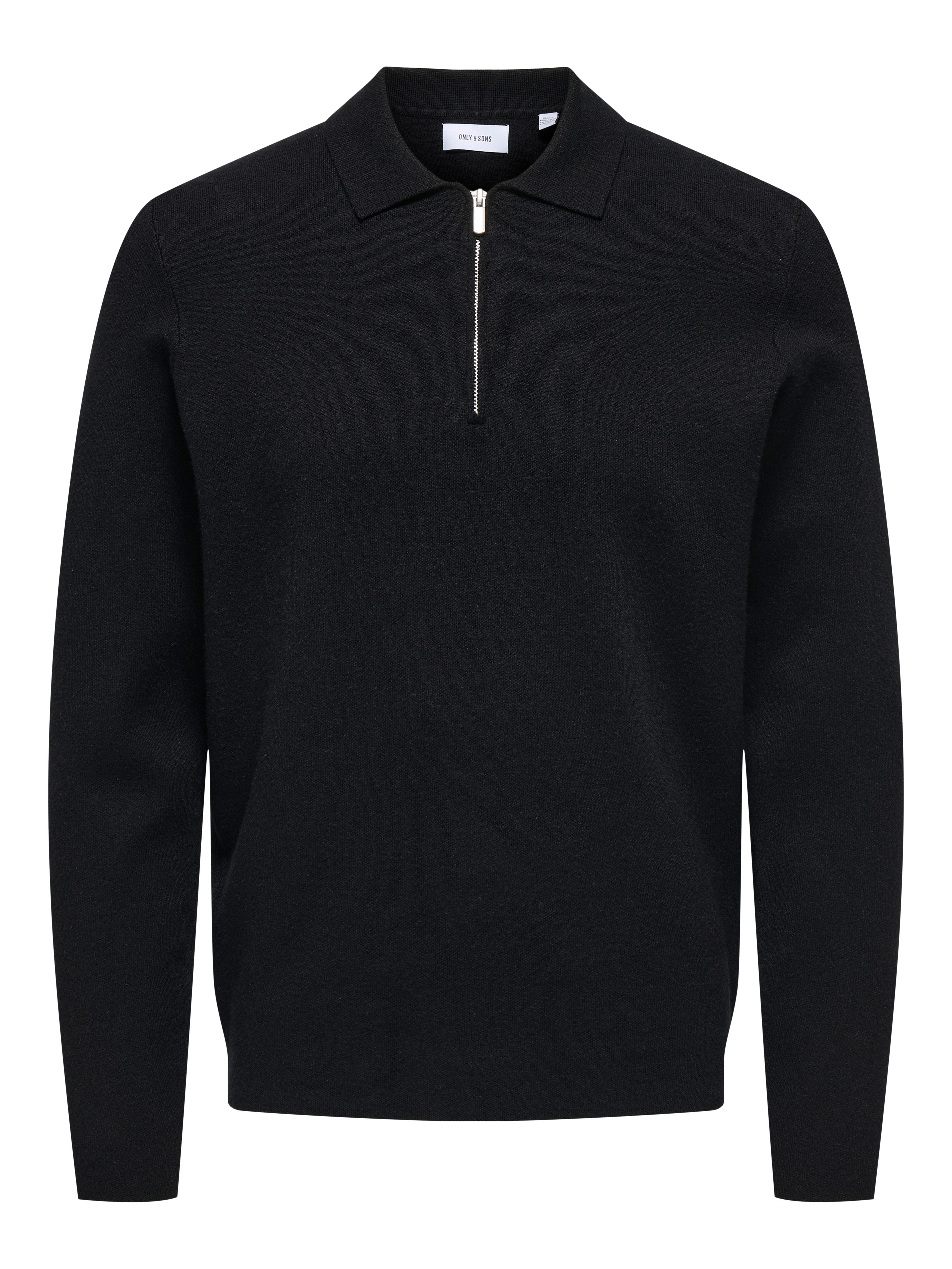 ONLY & SONS Trui met polokraag ONSCOOPER REG LS 12 HALF ZIP POLO