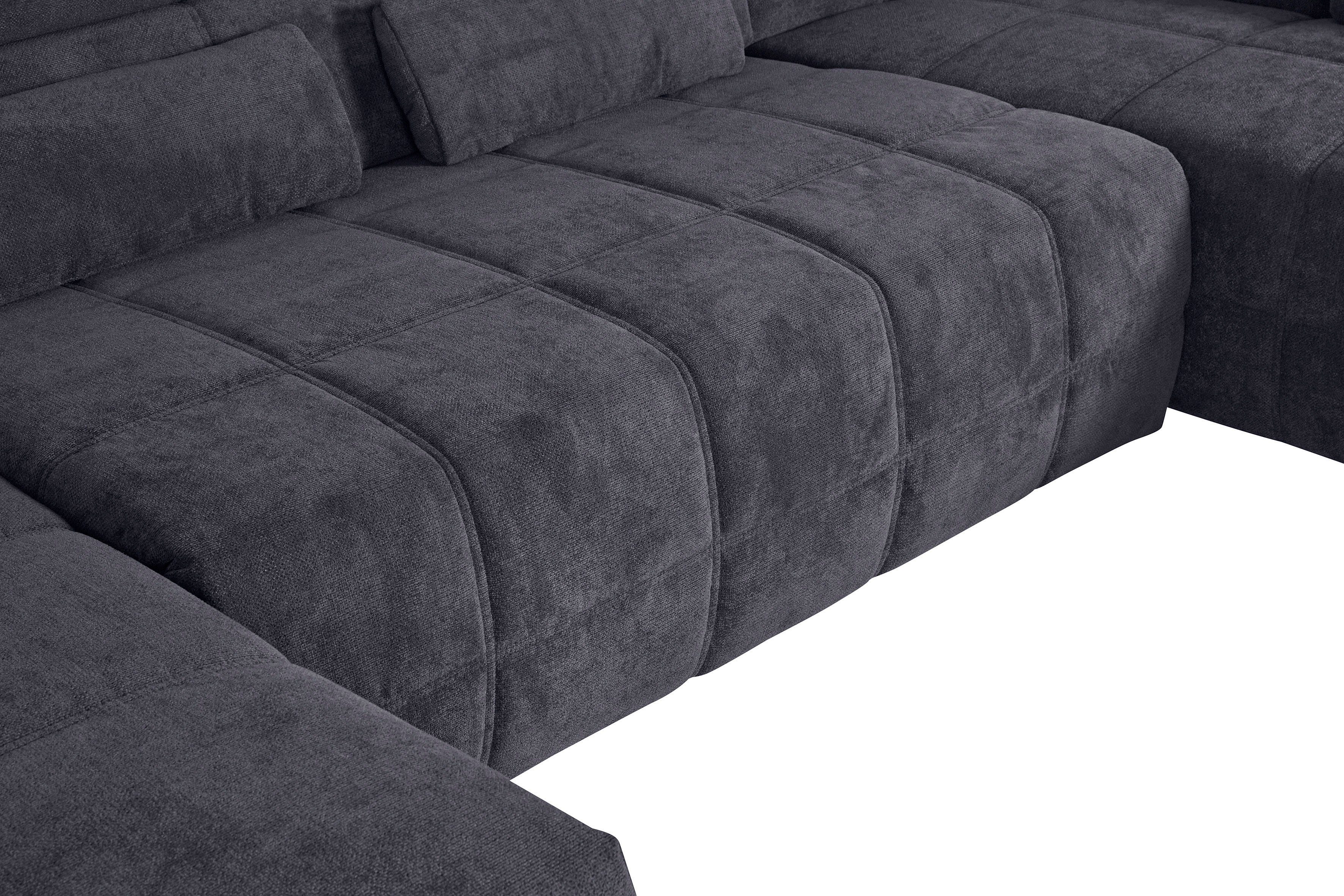 DOMO collection Zithoek Brandon veel bekledingssoorten, ook in cord en leer, incl. nierenkussen
