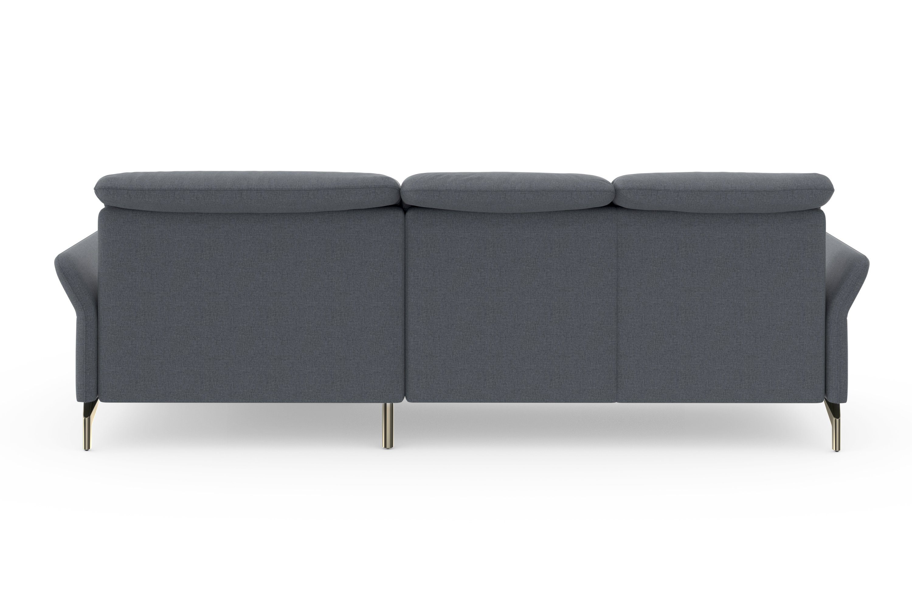 sit&more Hoekbank Fashion L-vorm naar keuze met verstelbare hoofdsteun, uittrekzitting, motorisch, nikkel poten