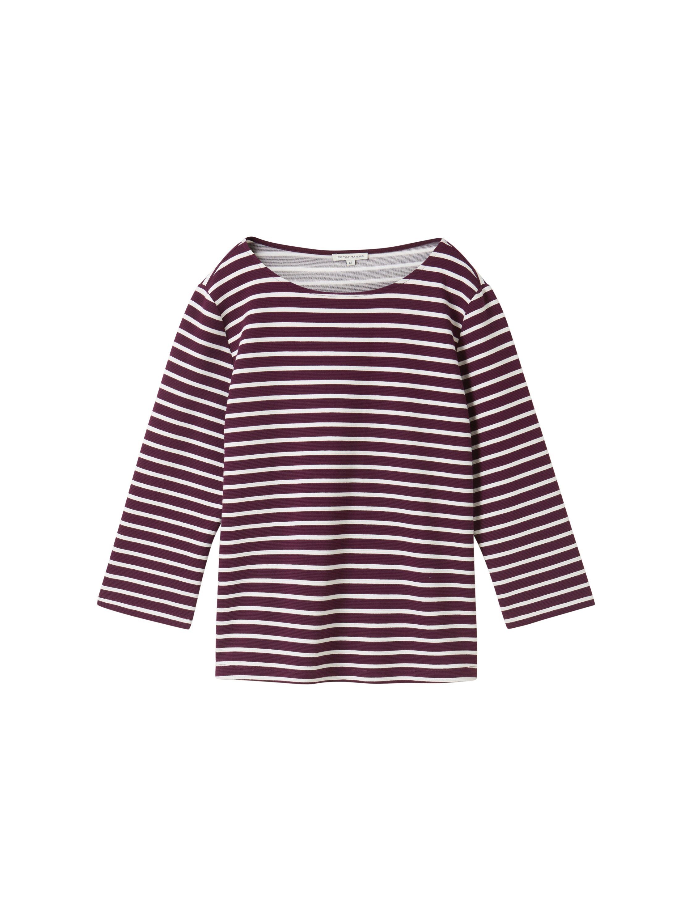 Tom Tailor Shirt met lange mouwen met structuur