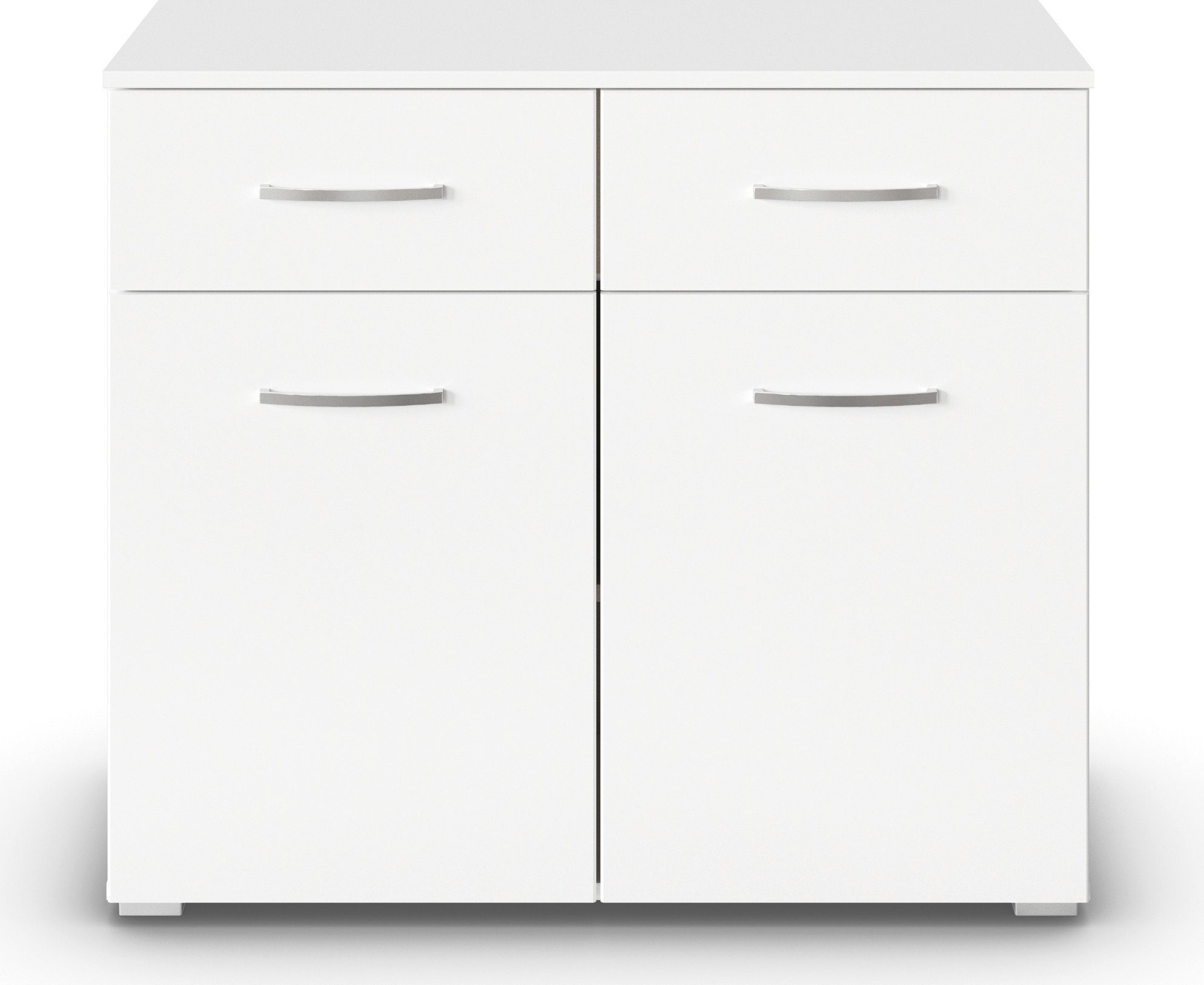 rauch Kast met laden en deuren Pure by Aditio in minimalistisch design, 2 laden met soft-closefunctie