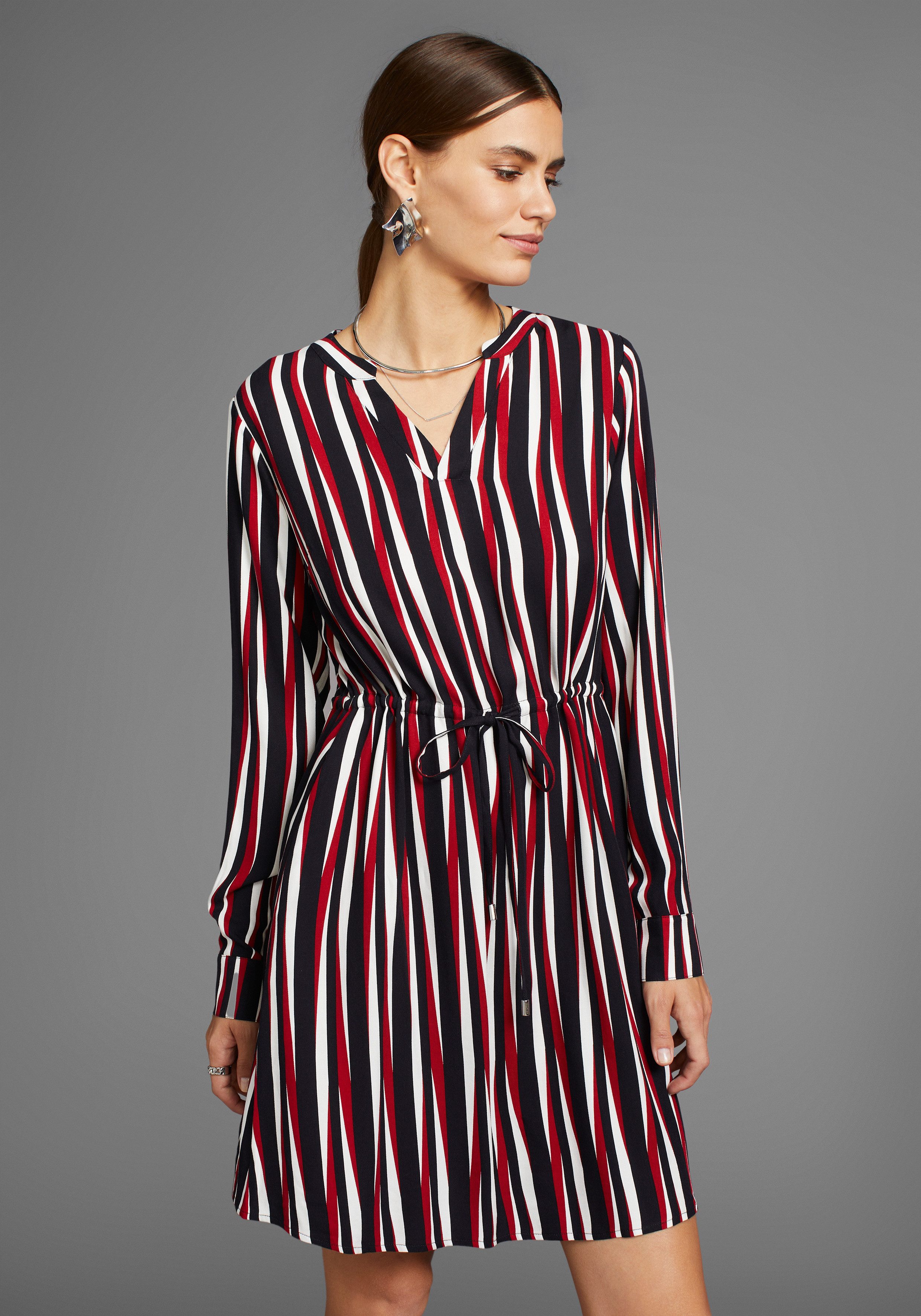 HECHTER PARIS Blousejurk dames blousejurken maat 42 blauw
