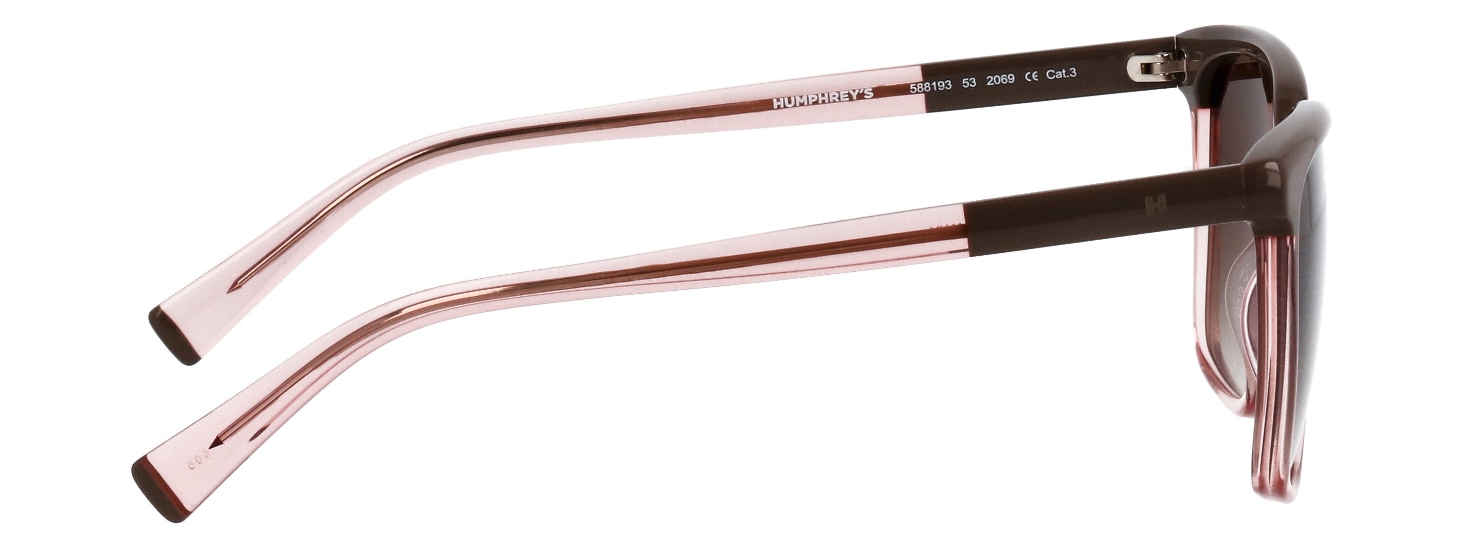 HUMPHREY´S eyewear Zonnebril 588193 Vorm vierkant/zacht, gekleurde accenten, CR 39