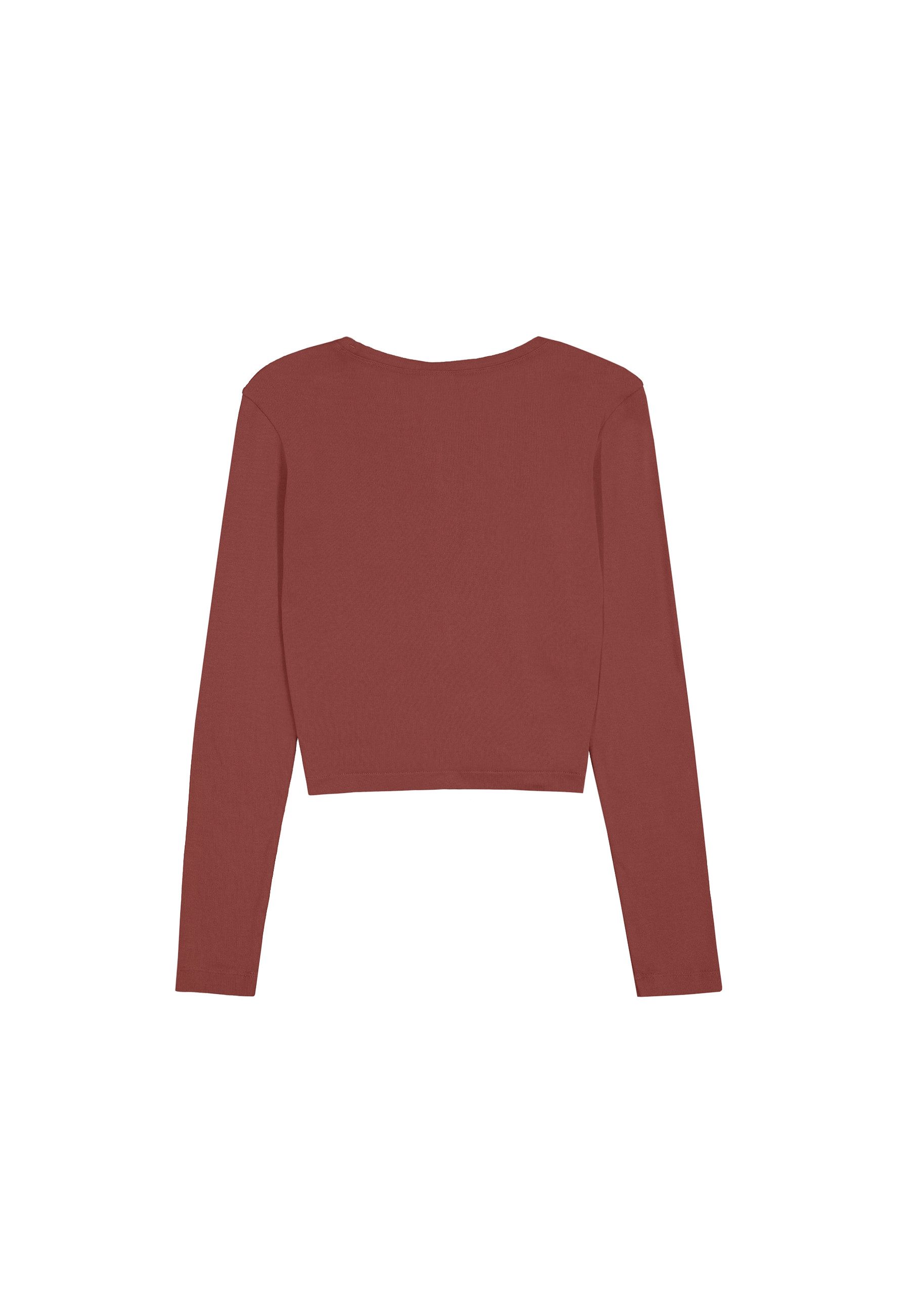 Champion Shirt met lange mouwen Crewneck Croptop T-Shirt