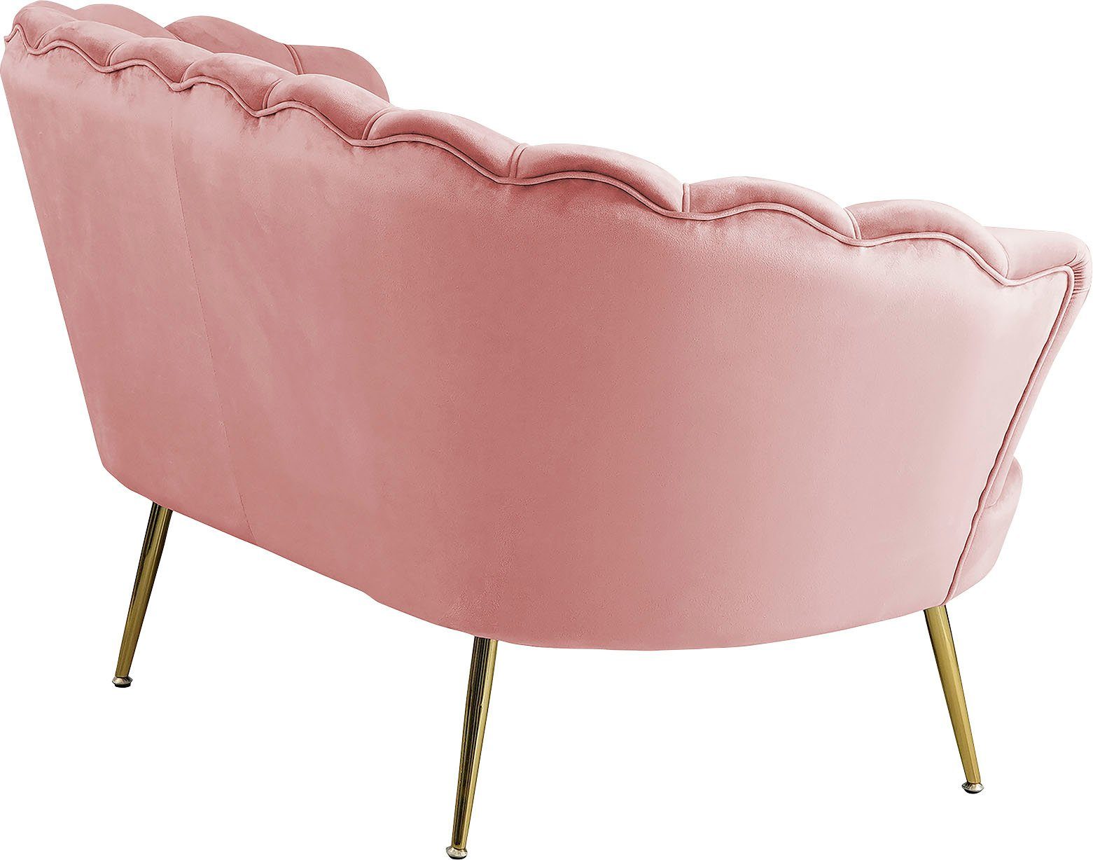 SalesFever 2-zitsbank Clam opvallend schelpdesign, breedte 136 cm