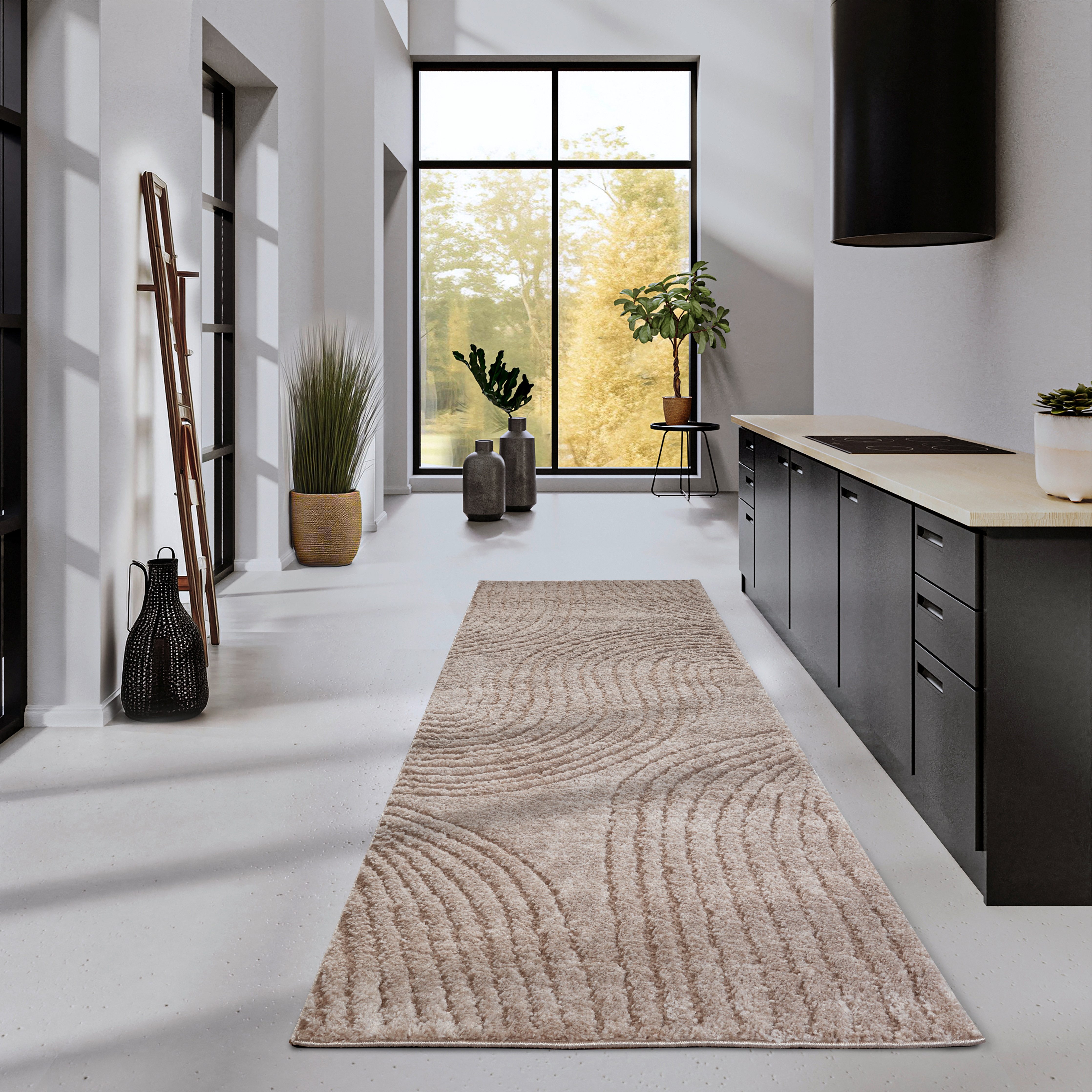 ELLE DECORATION Design-vloerkleed Pigment Hoogpolig, shaggy, loper, zacht, langpolig, modern, hoog-laag effect