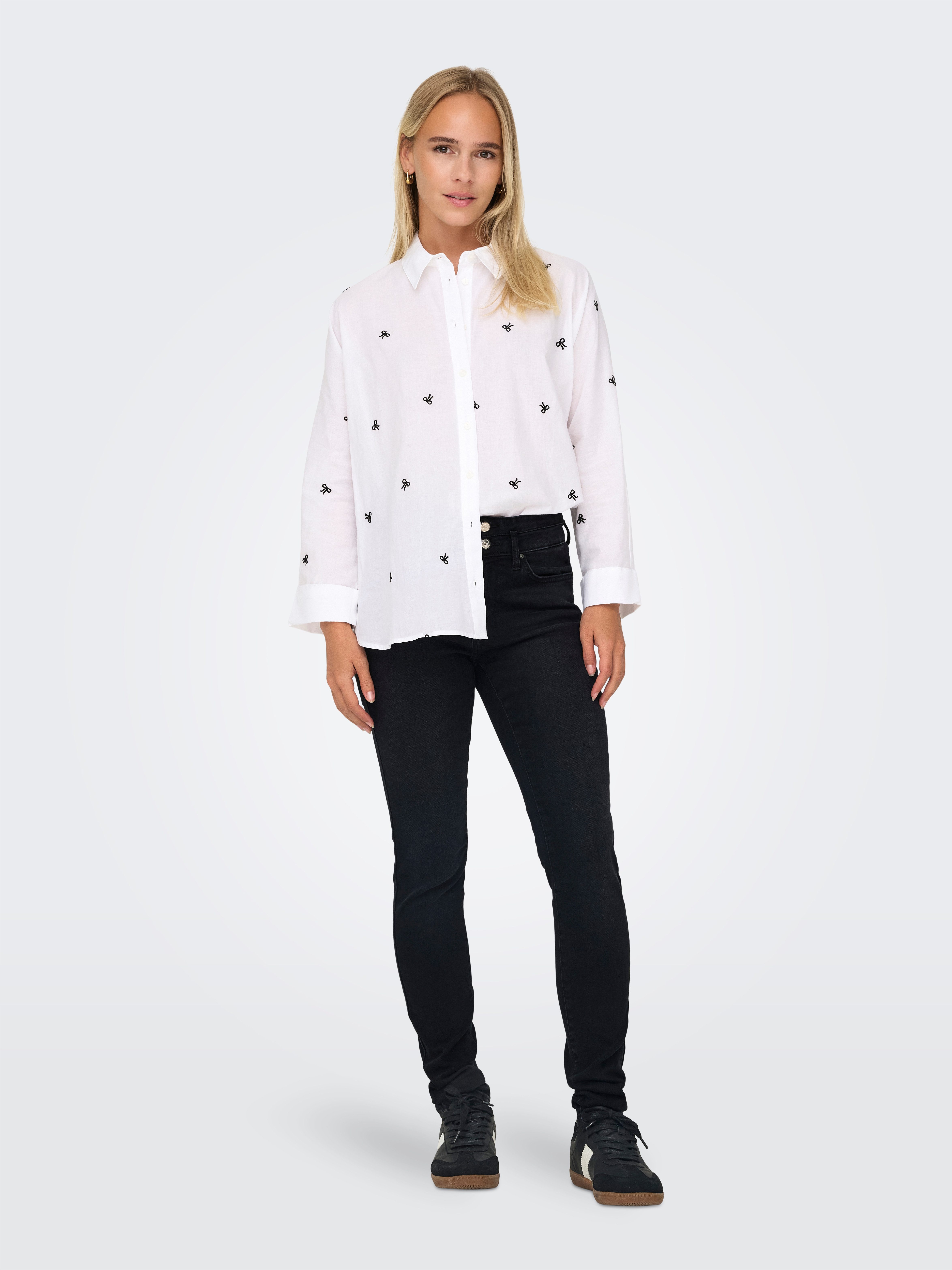 Only Skinny fit jeans ONLBLUSH MID SK DB WAIST DNM TAI BOX X