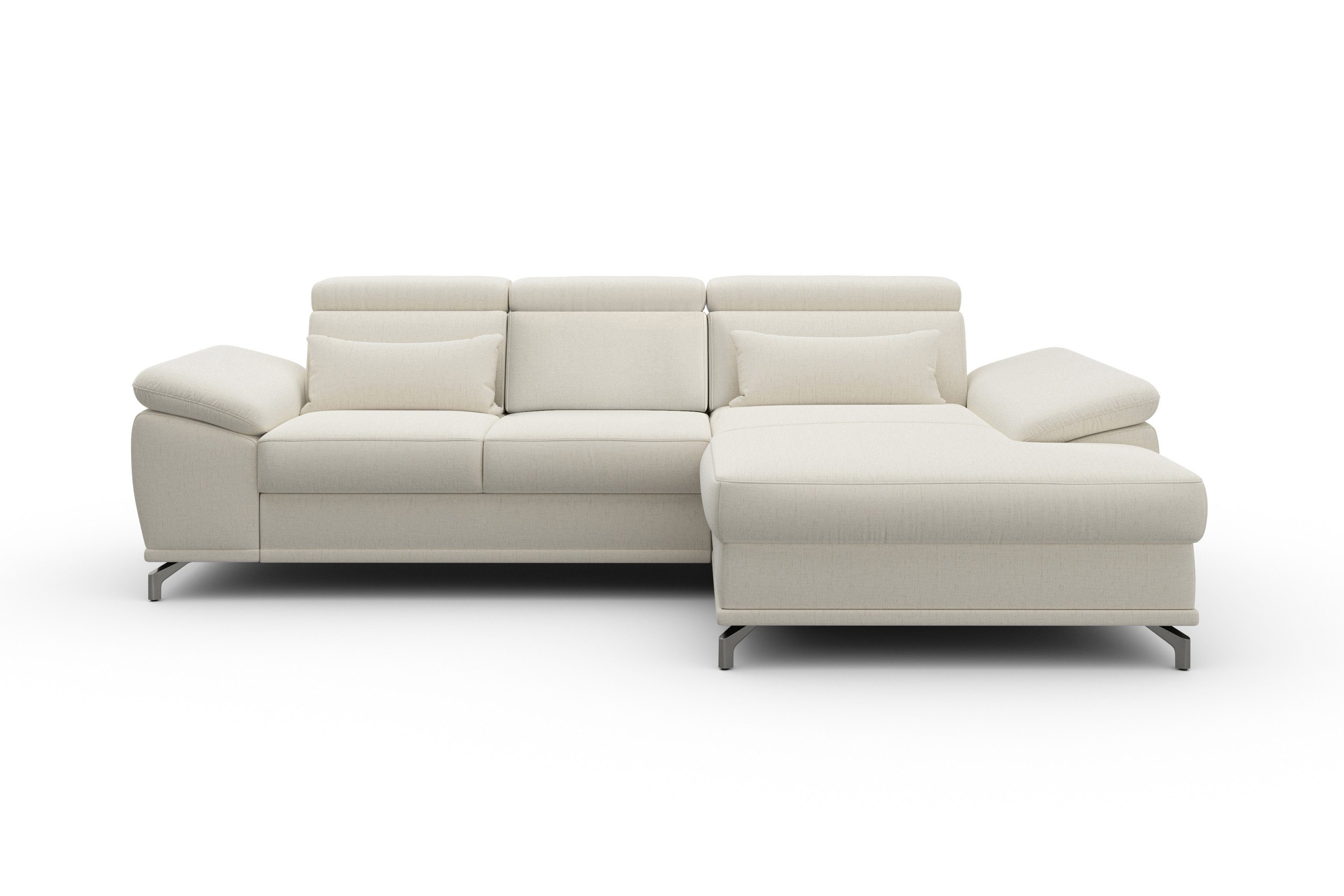 sit&more Hoekbank Cabrio L-vorm, met zitdiepteverstelling, arm- en hoofdsteunverstelling