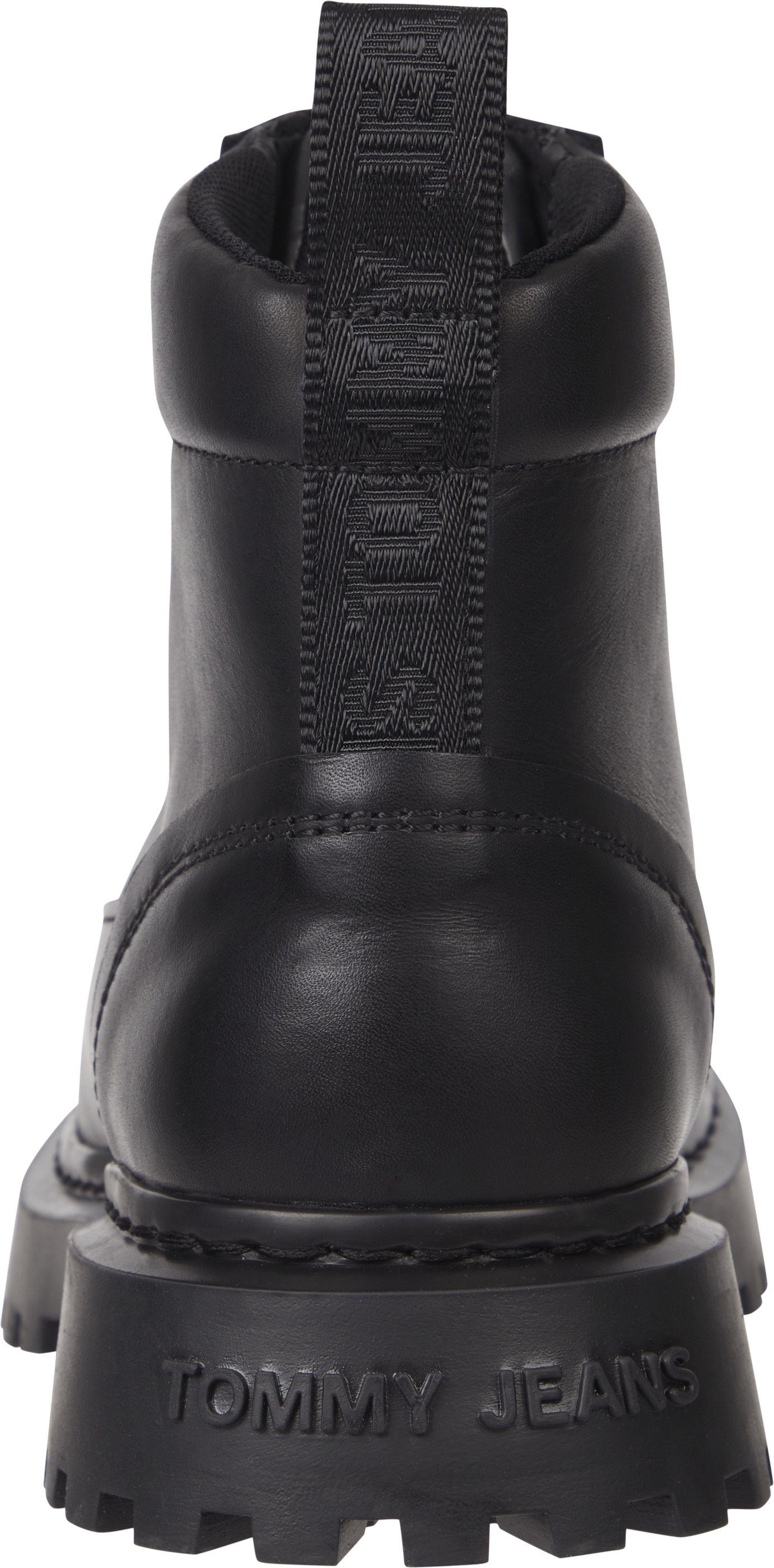 TOMMY JEANS Veterlaarsjes TJM LACE UP BOOT , blokhak, veterschoenen in robuuste look