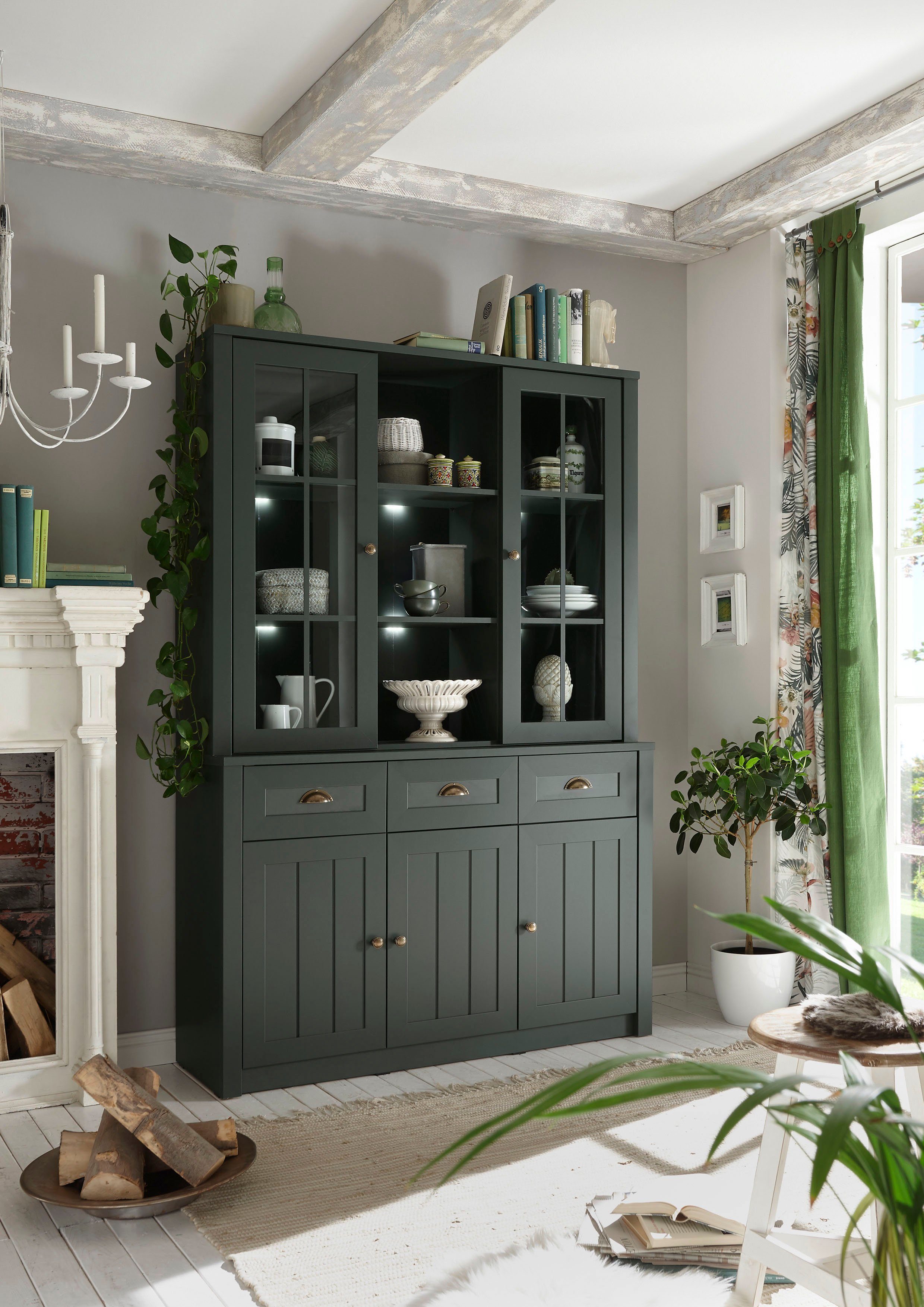 Home affaire Buffetkast ASCOT Hoogte 196 cm