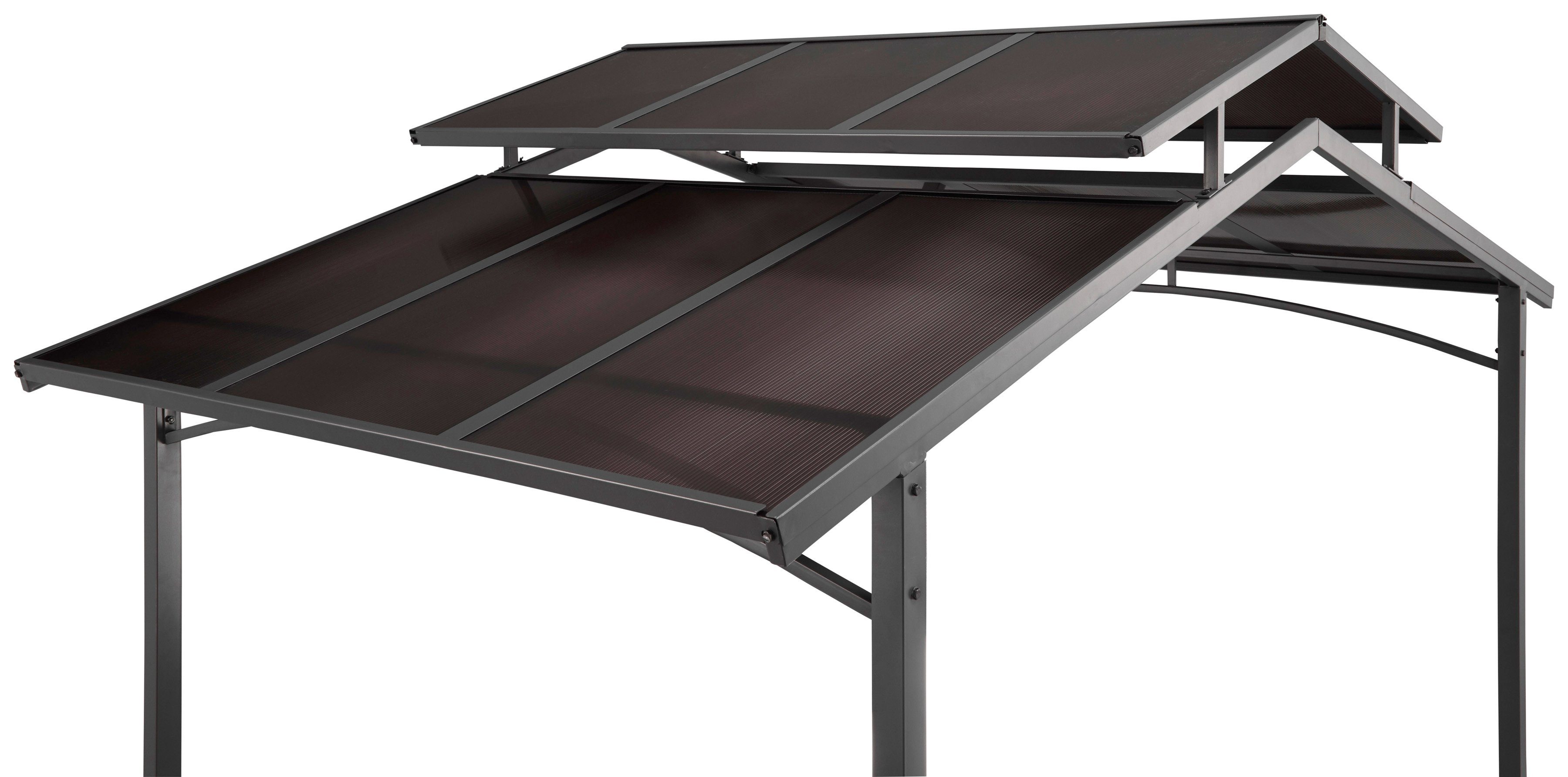 KONIFERA Barbecue-overkapping Manhatten Bxd: 240x150 cm