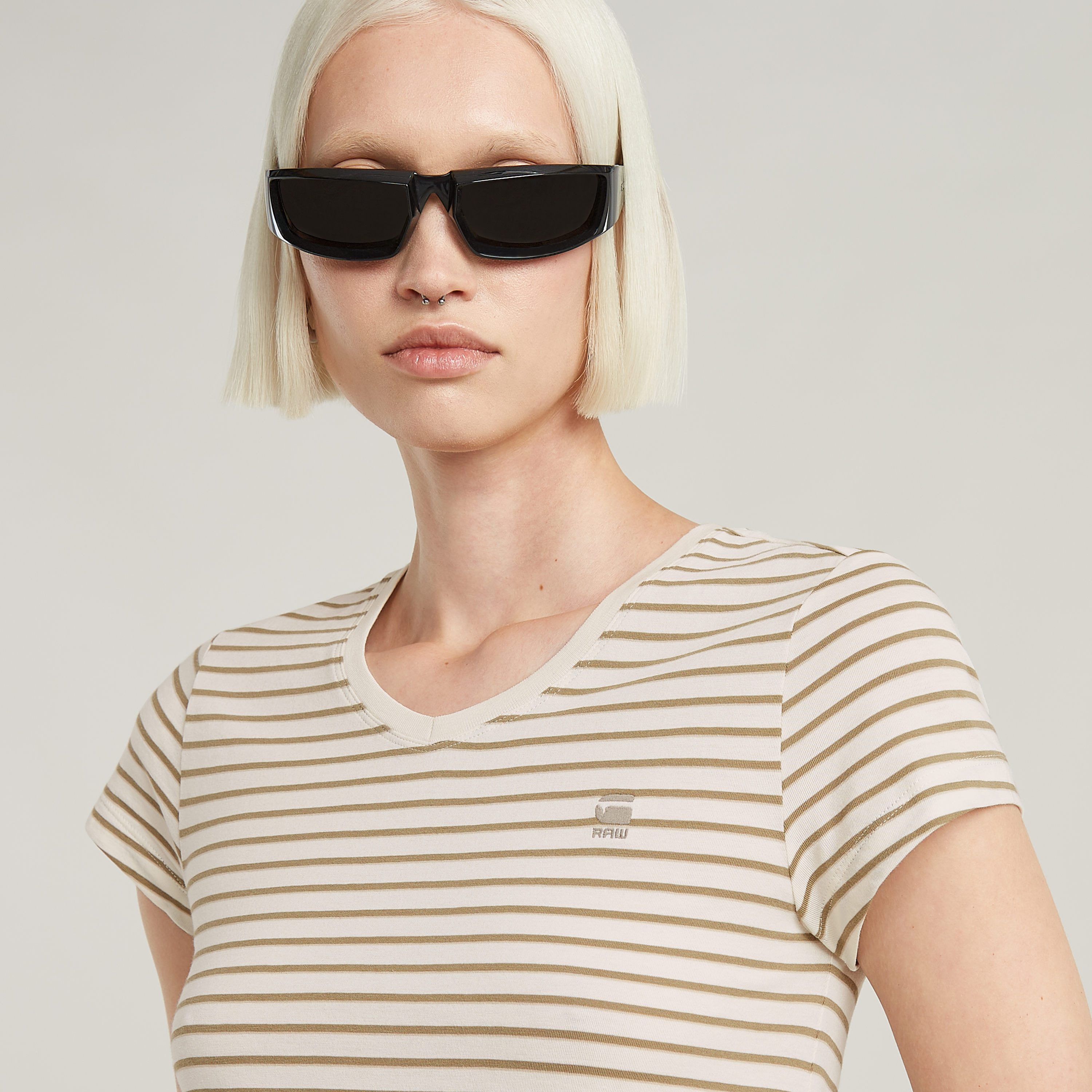 G-Star RAW Shirt met V-hals Eyben