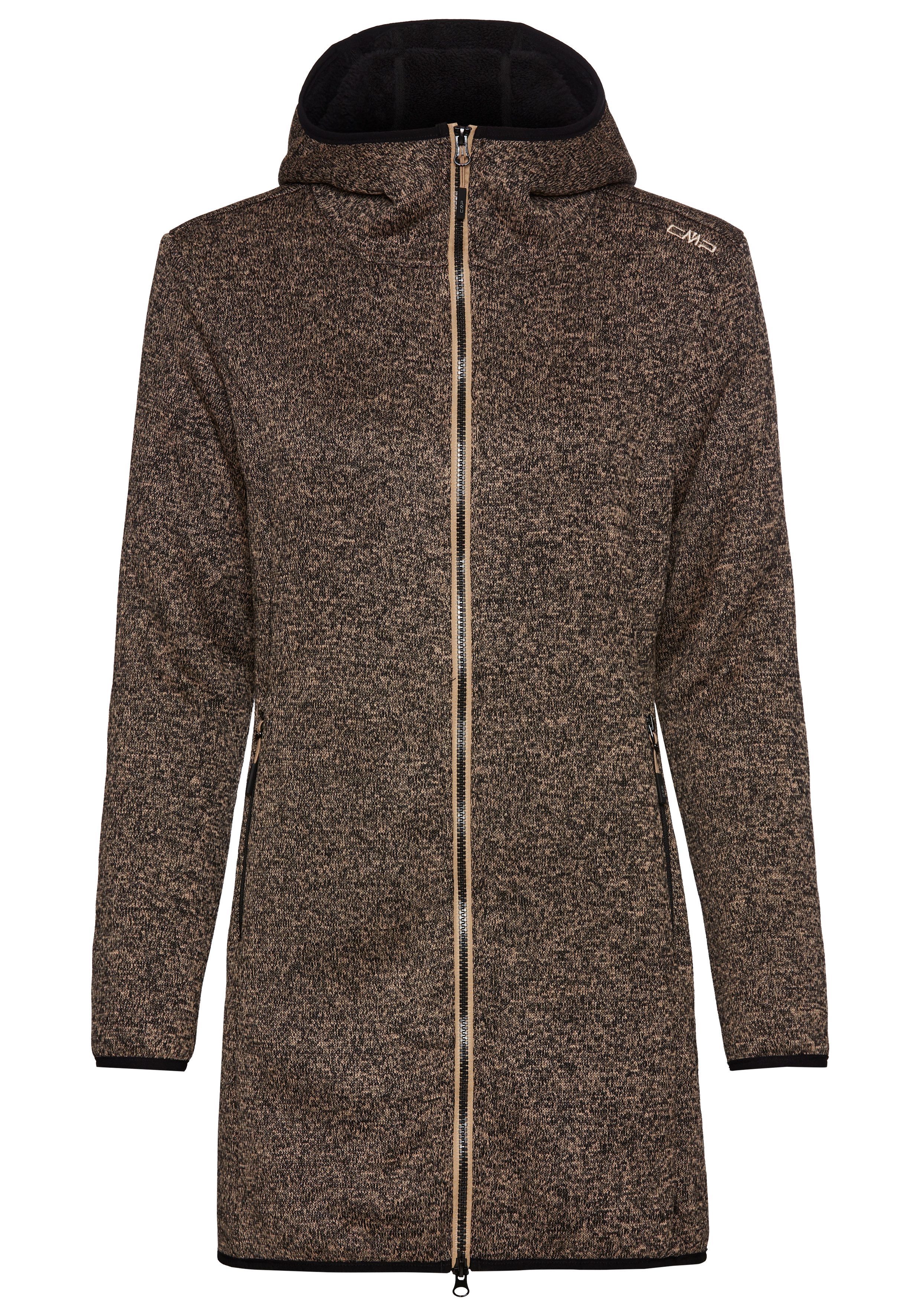 CMP Gebreide jas Parka Fix Hood