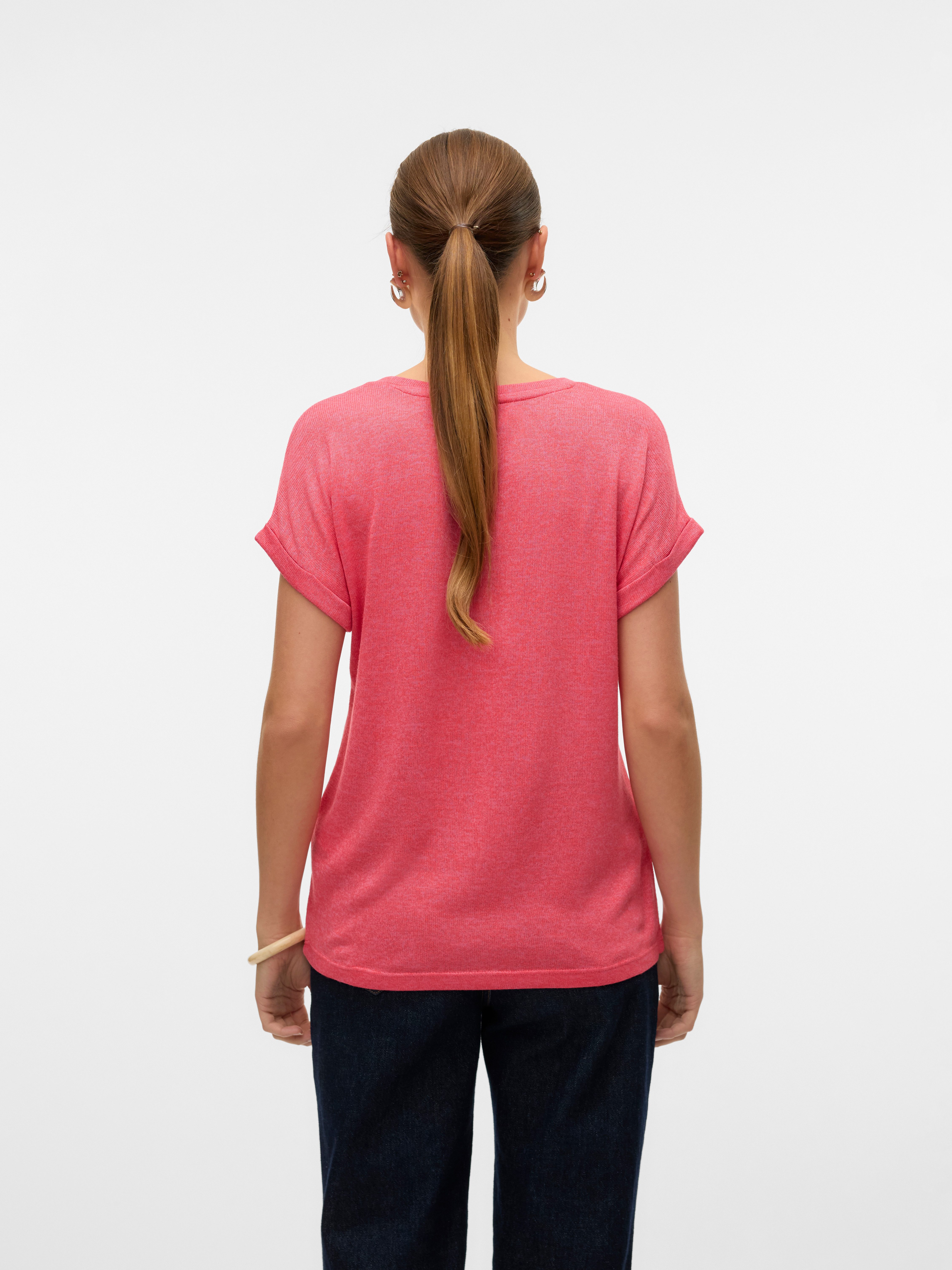 Vero Moda Trui met korte mouwen VMBRIANNA SS O-NECK PULLOVER BOO REP
